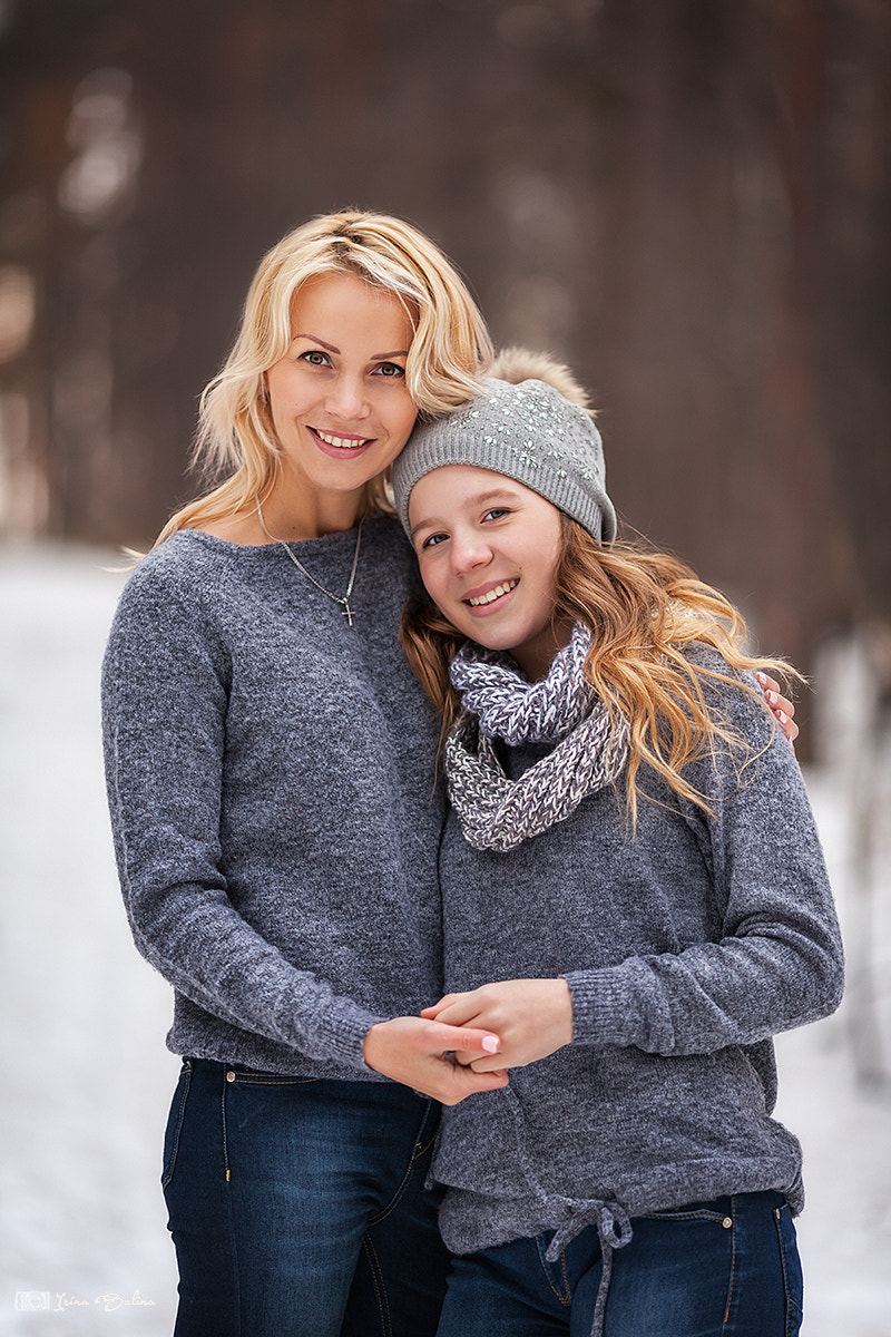 Canon EF 135mm F2L USM sample photo. Мама и дочь photography
