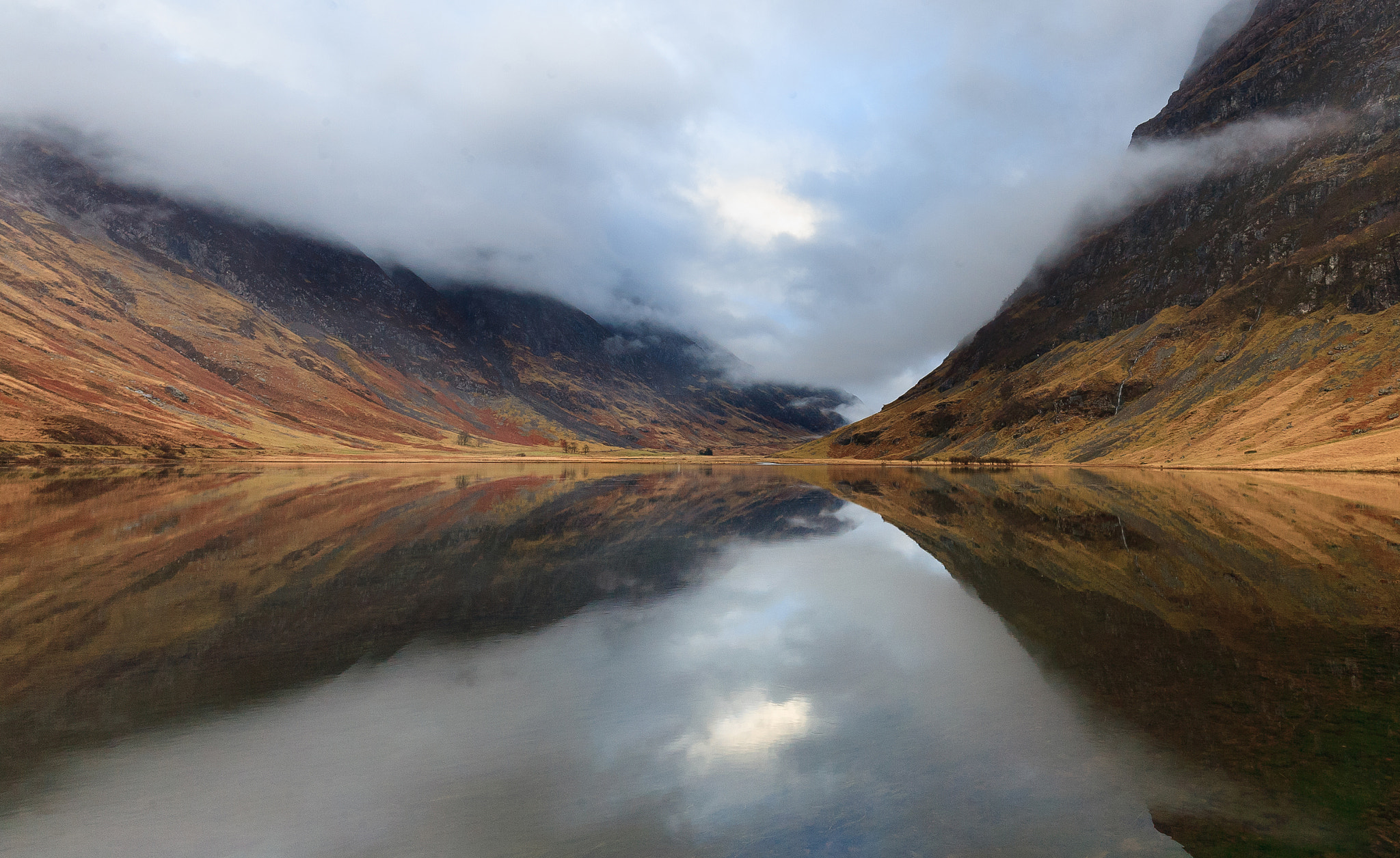 Canon EOS 5D + Canon EF 16-35mm F4L IS USM sample photo. Glencoe reflections. photography