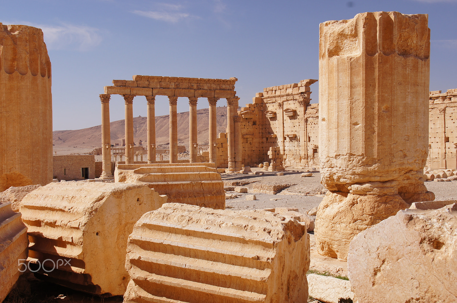 Sigma DC 18-125mm F4-5,6 D sample photo. Temple of bel, palmyra photography