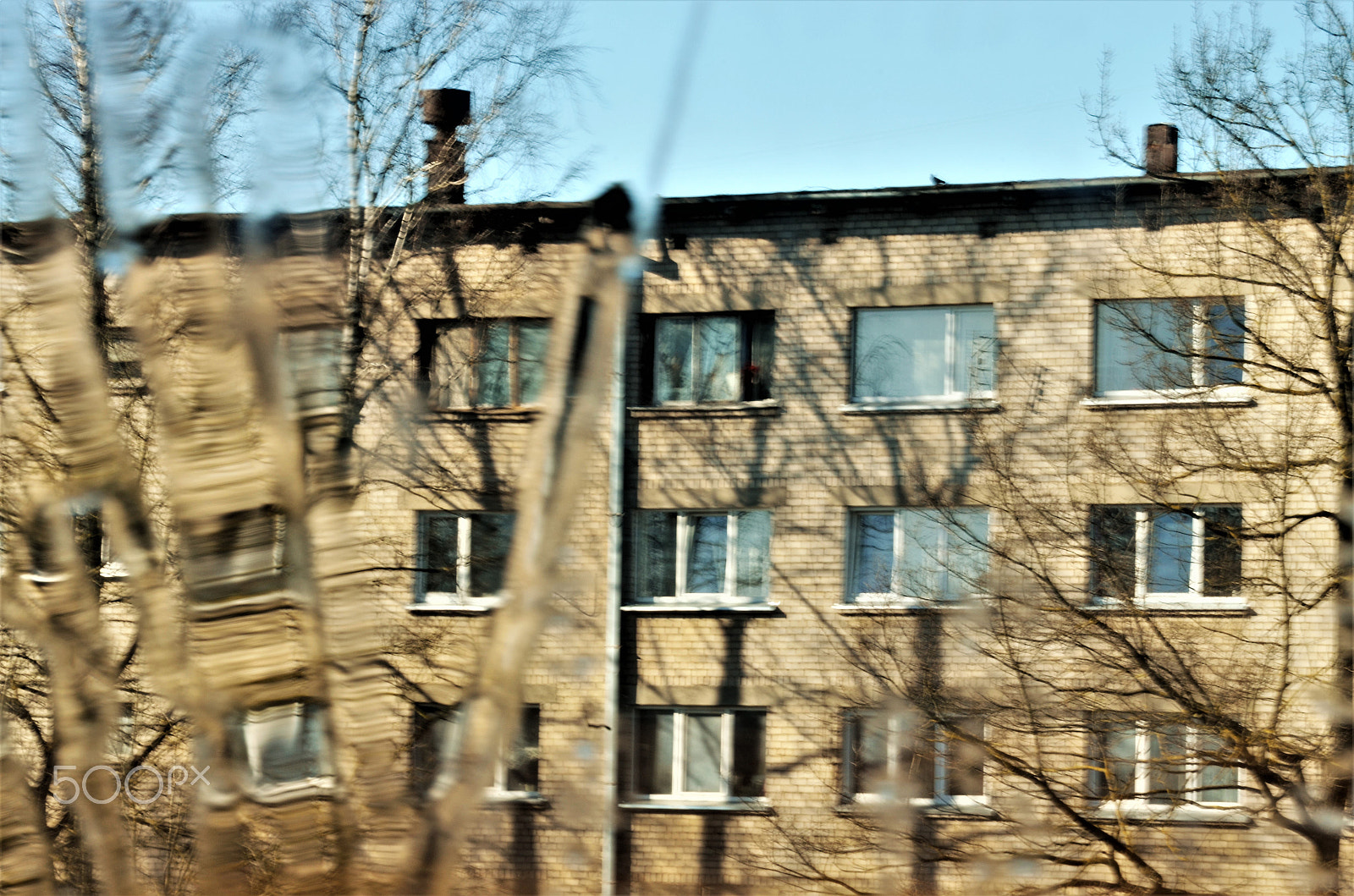AF Zoom-Nikkor 35-105mm f/3.5-4.5D sample photo. Socialist legacy rainy morning... photography