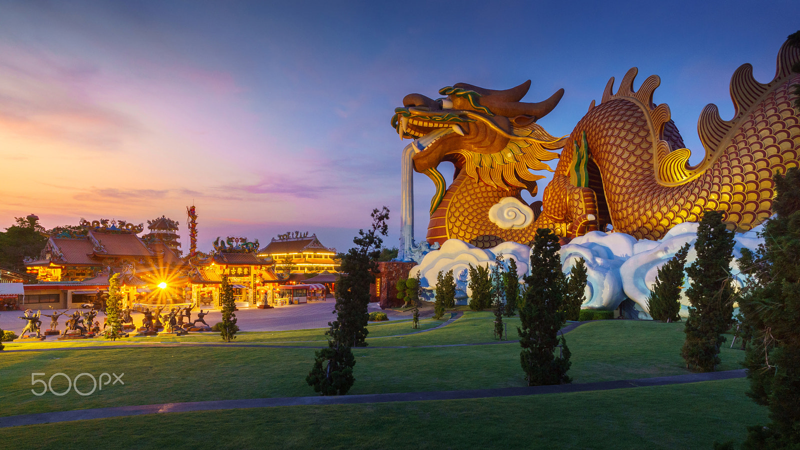 ZEISS Touit 12mm F2.8 sample photo. Giant dragon @ suphanburi, thailand photography