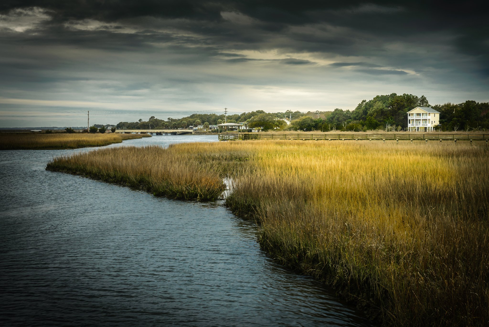 Nikon AF-S Nikkor 24-70mm F2.8G ED sample photo. The marsh photography