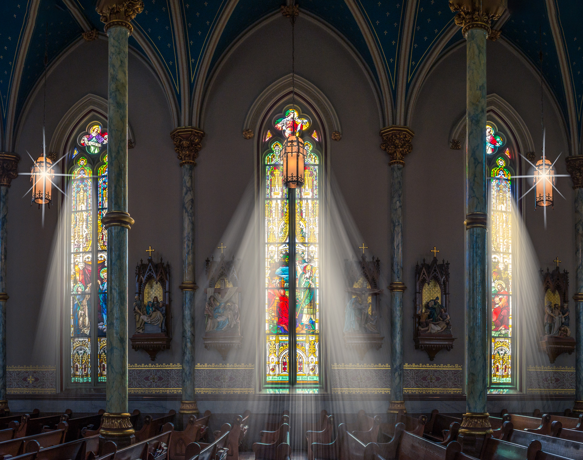Nikon AF-S Nikkor 24-70mm F2.8G ED sample photo. Heavenly light photography