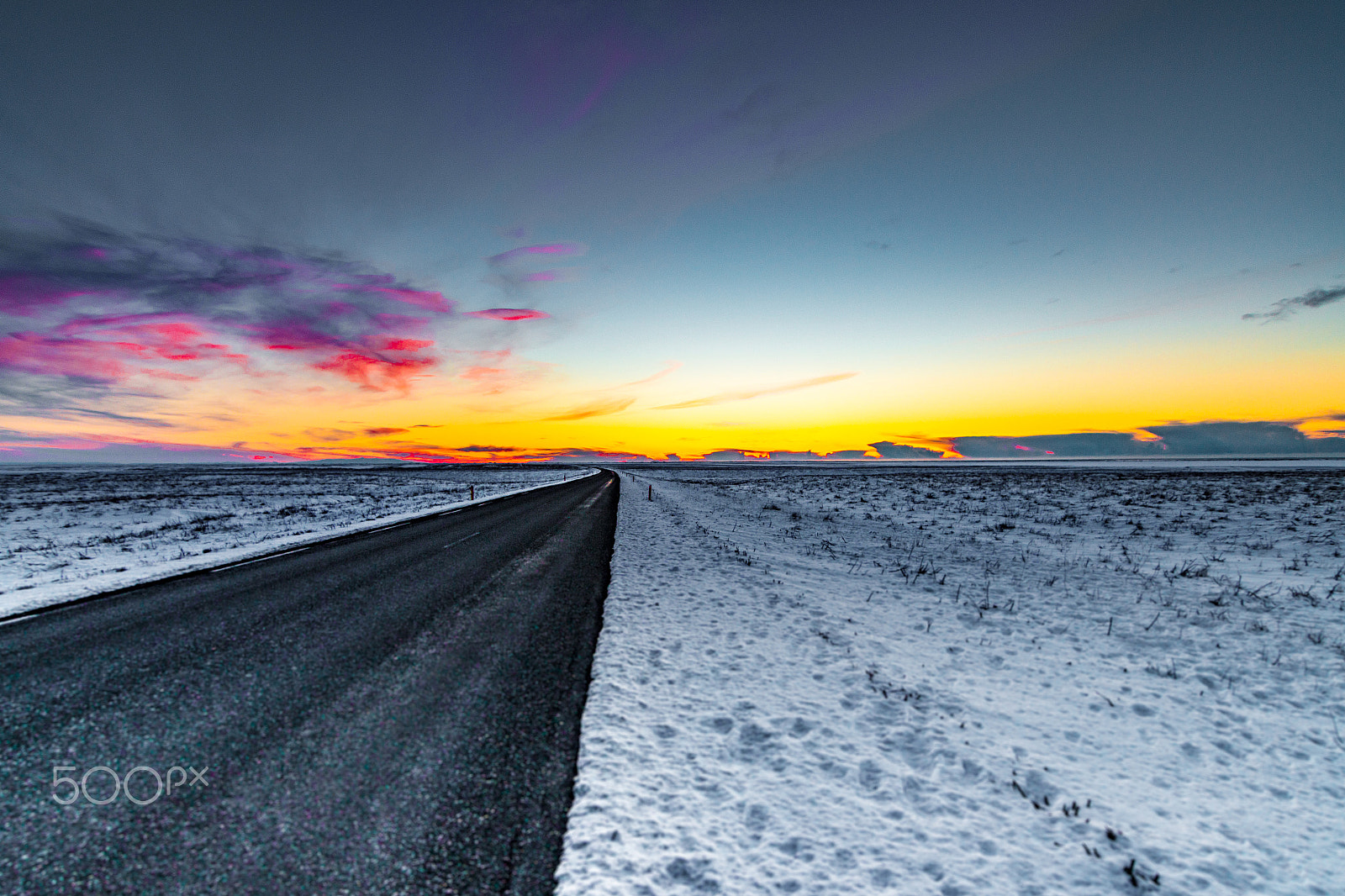 Canon EOS 70D + Tokina AT-X Pro 11-16mm F2.8 DX sample photo. Icelandic road to no where photography
