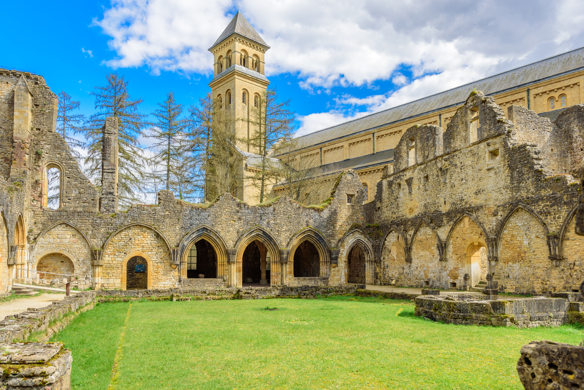 Nikon D750 + Nikon AF-S Nikkor 14-24mm F2.8G ED sample photo. Orval abbey, belgium photography