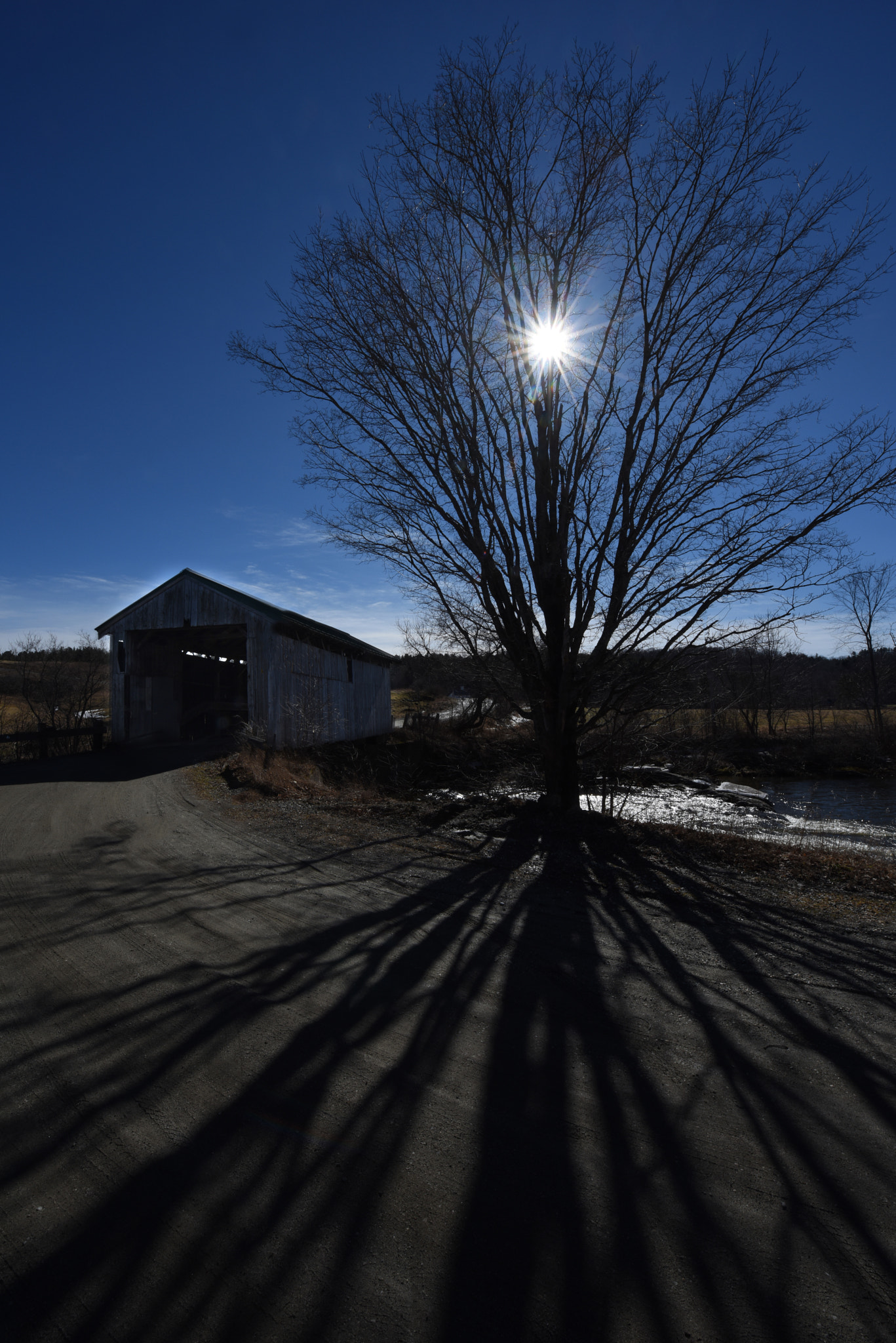 Nikon D810 sample photo. Scribner covered bridge - johnson, vermont photography