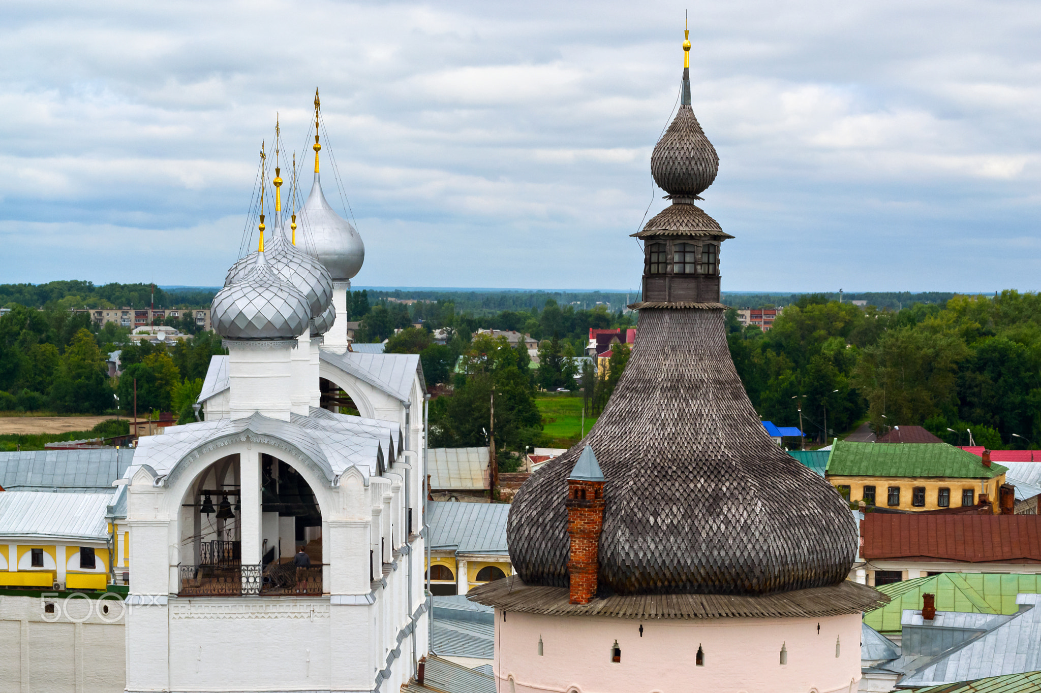 The belfry in the Kremlin of Rostov Veliky