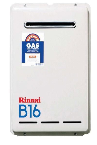 Rinnai B16 Lt per Minute, Electric Start