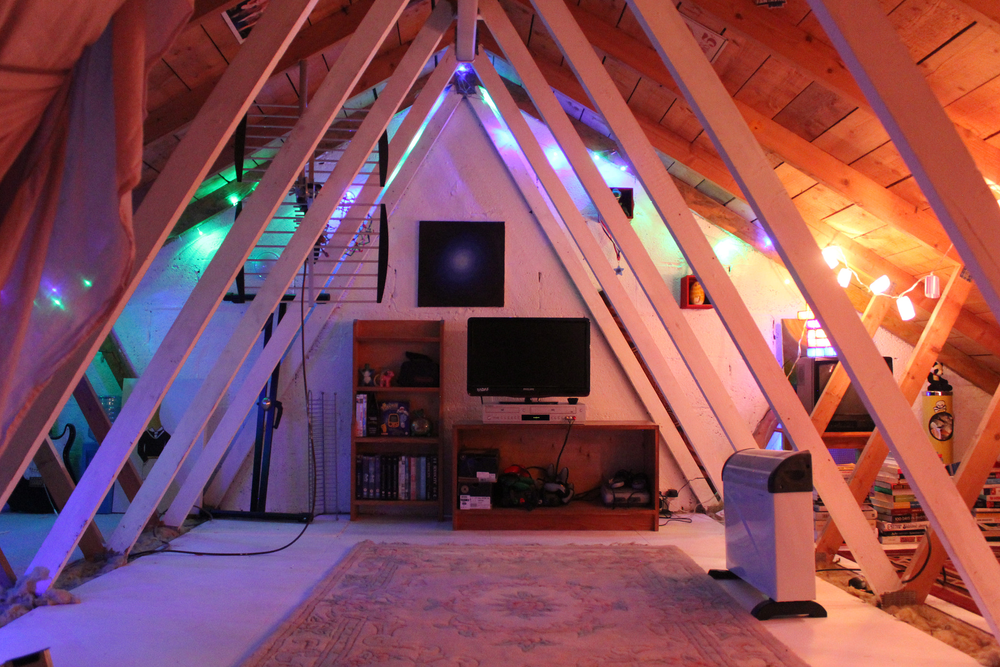 Up in the attic