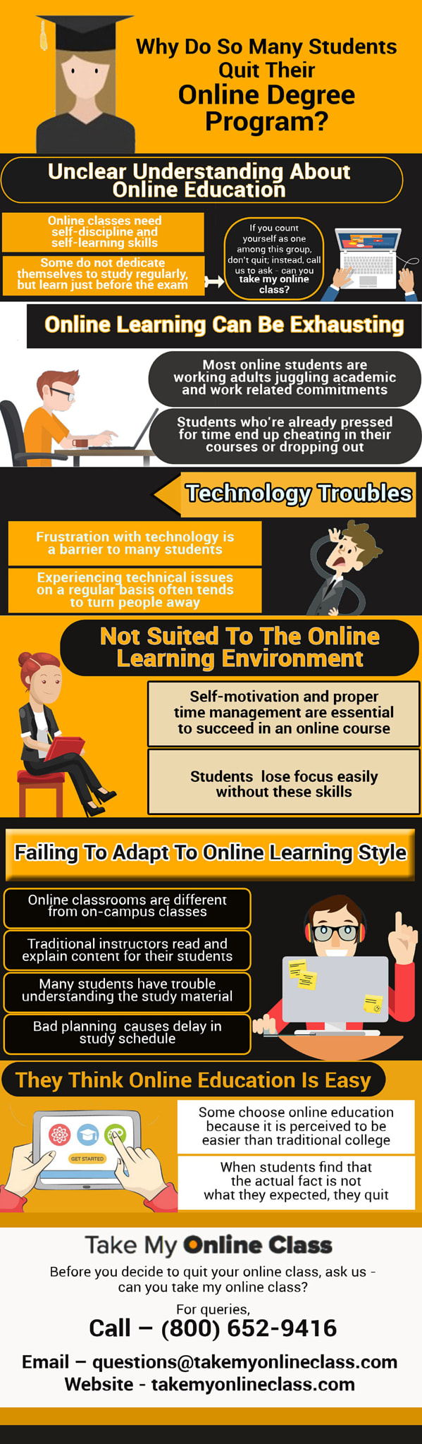 6 Reasons Why Students Quit Their Online Course