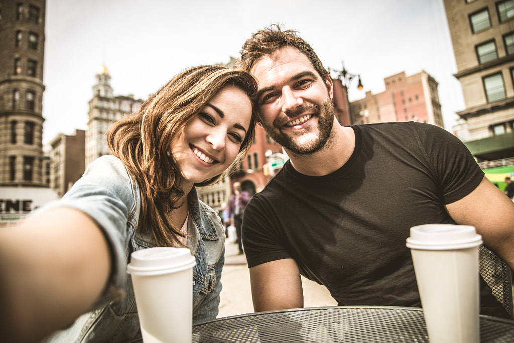 Couple in a bar outdoors by fabio formaggio on 500px.com