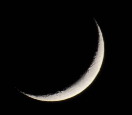 Nikon D90 sample photo. Moon photography