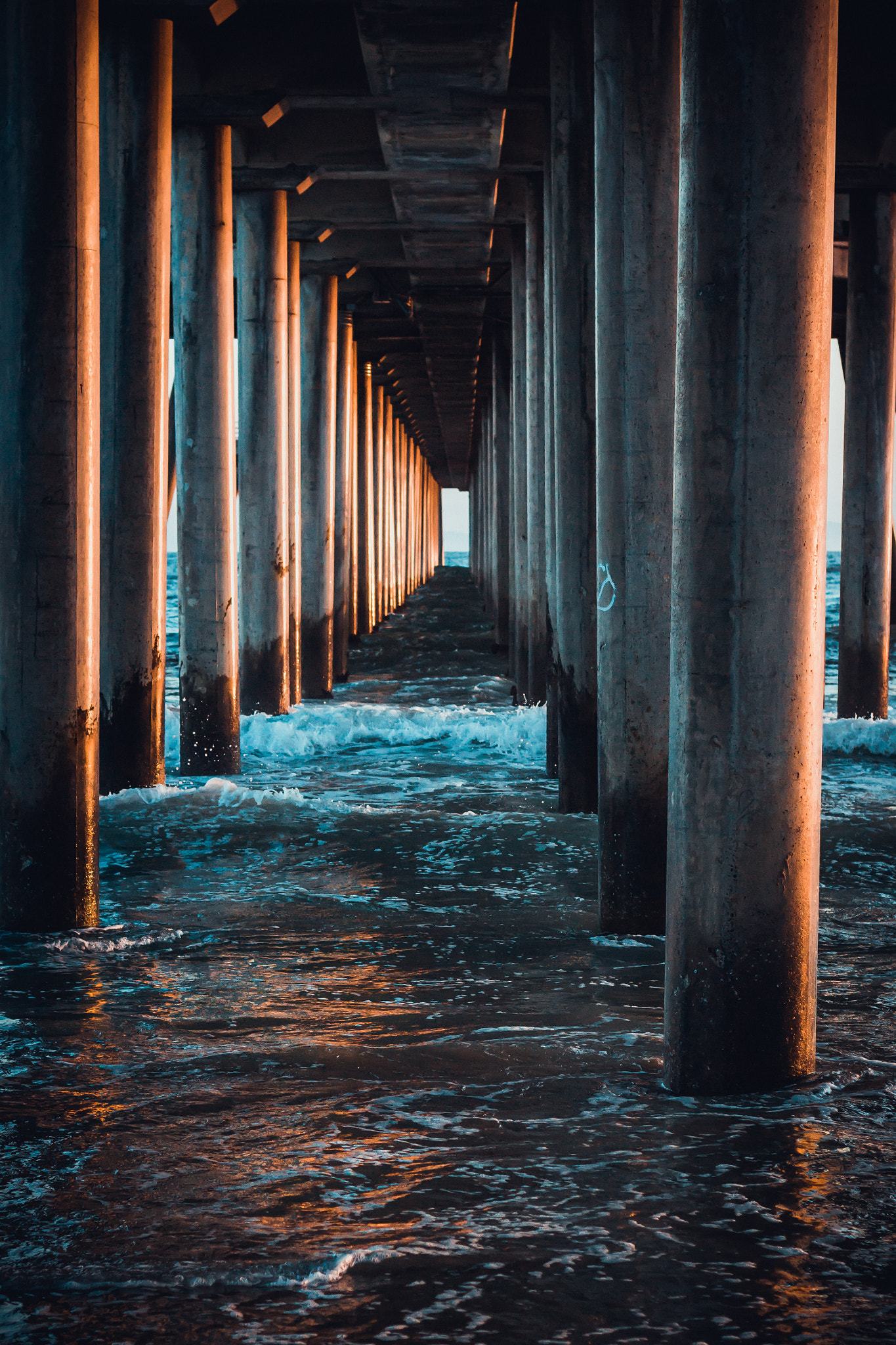 Canon EF 50mm F1.8 II sample photo. Under hb pier photography