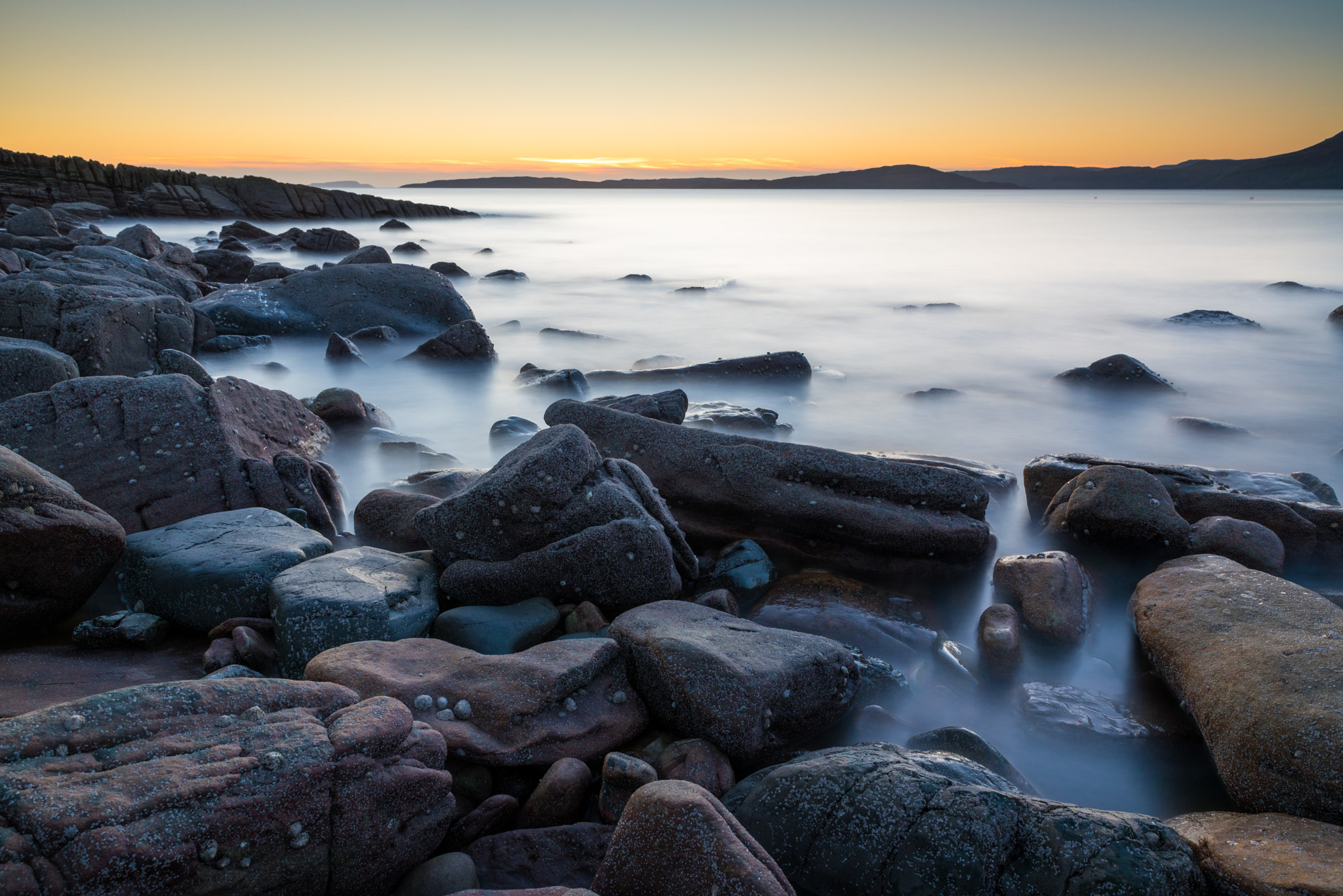 Nikon D750 sample photo. Elgol evening, isle of skye photography