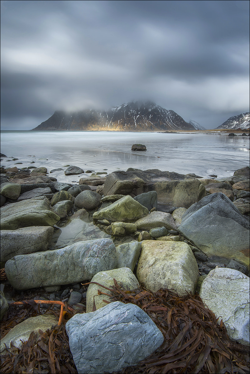 Nikon D810 + Nikon AF-S Nikkor 16-35mm F4G ED VR sample photo. Skagsanden beach photography