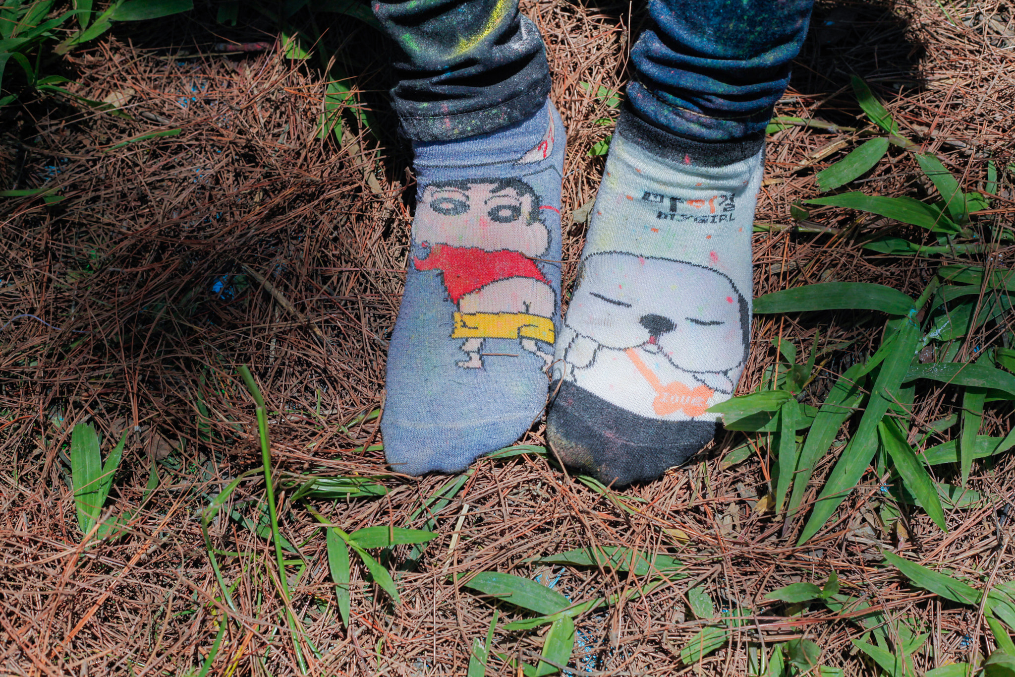 Canon EF 50mm F1.8 II sample photo. Funny socks photography