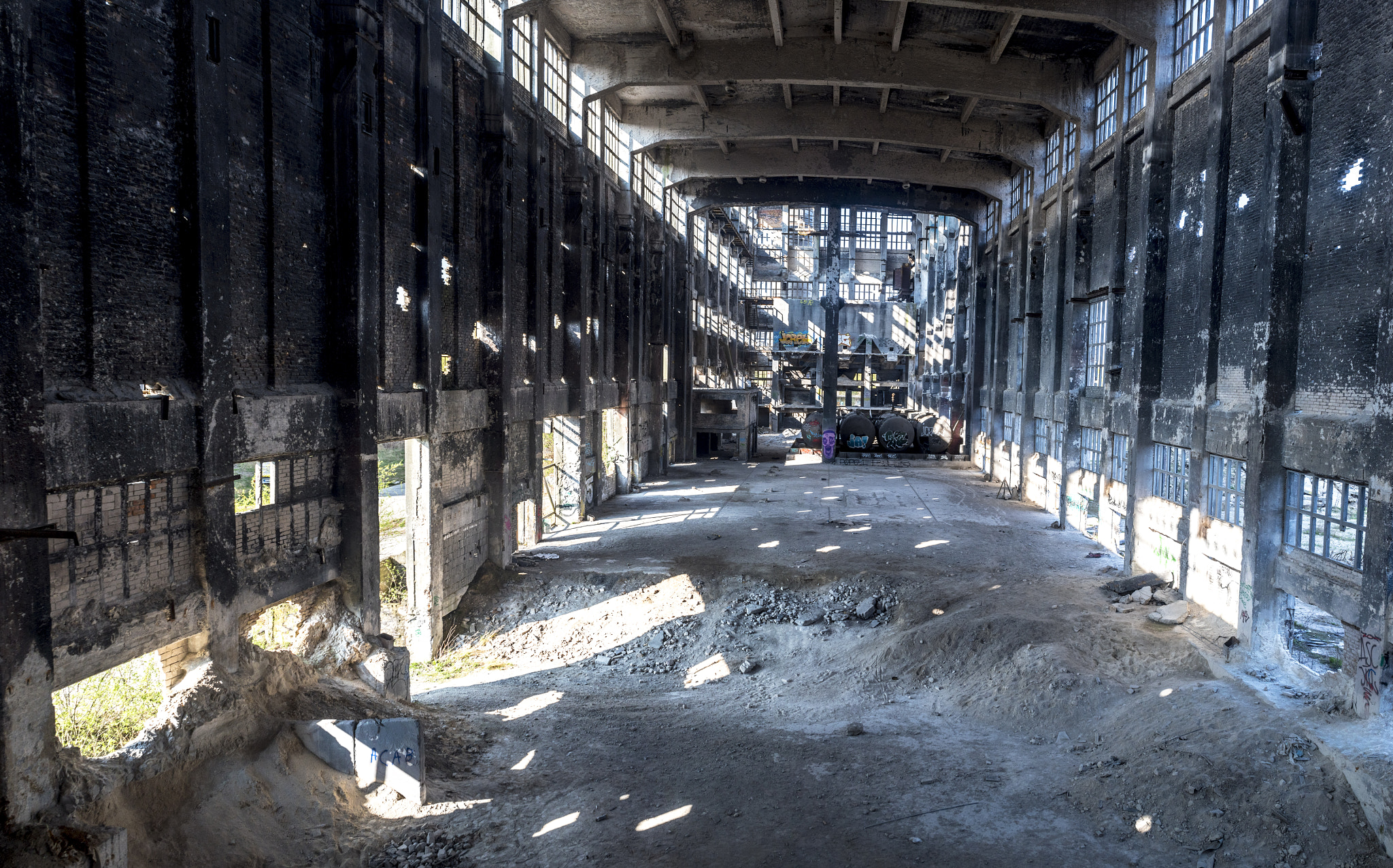 Nikon D750 + AF Zoom-Nikkor 35-70mm f/2.8 sample photo. Zementwerk rüdersdorf pano photography