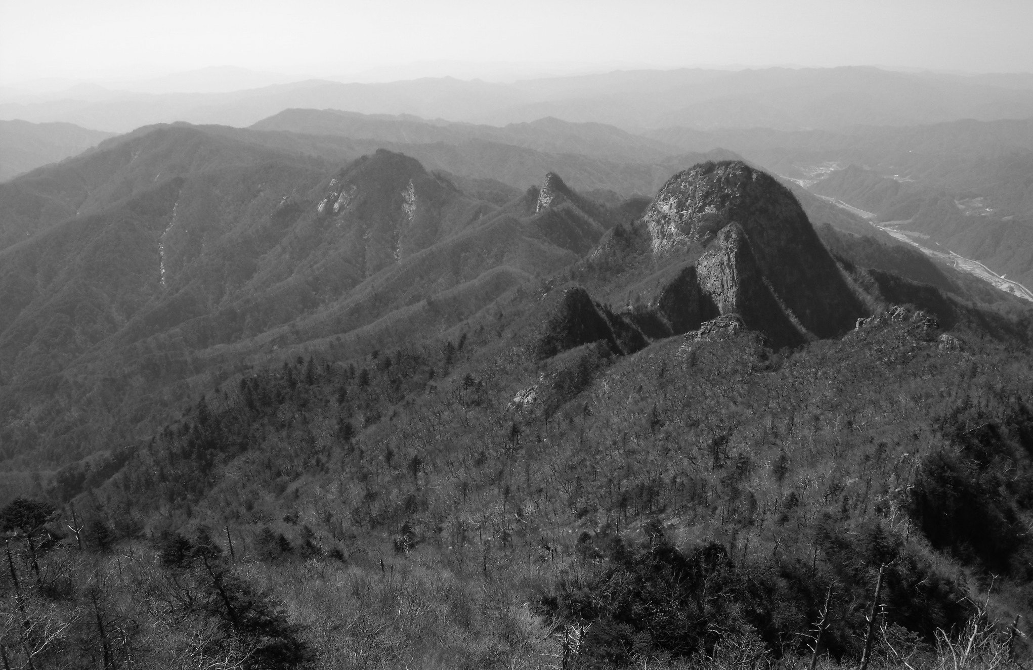Fujifilm FinePix J110W sample photo. Peaks on garibong ridge photography