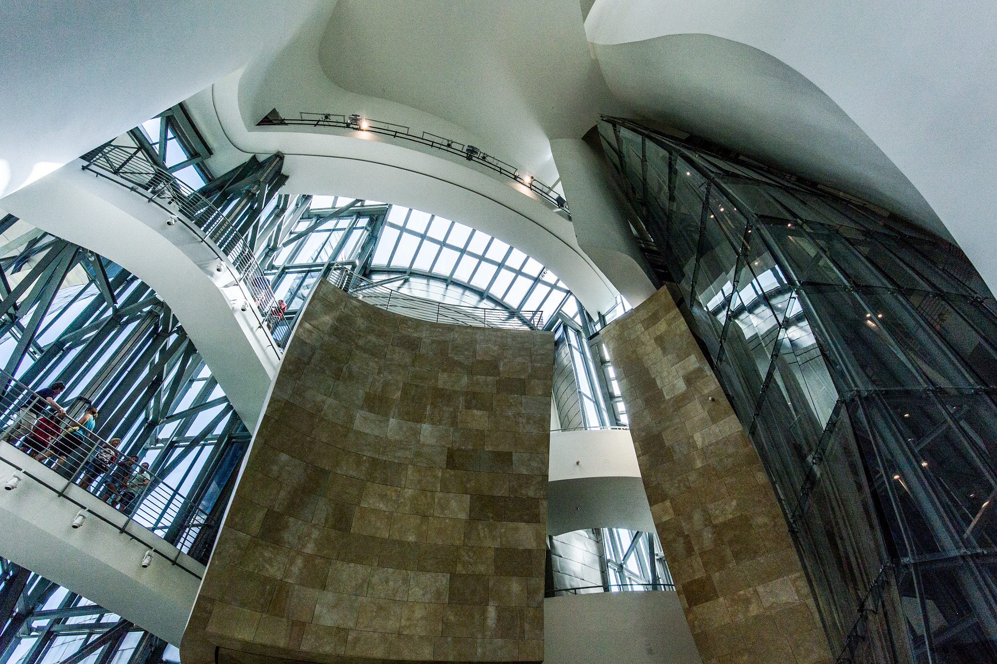 Nikon 1 V2 sample photo. Guggenheim museum, bilbao photography
