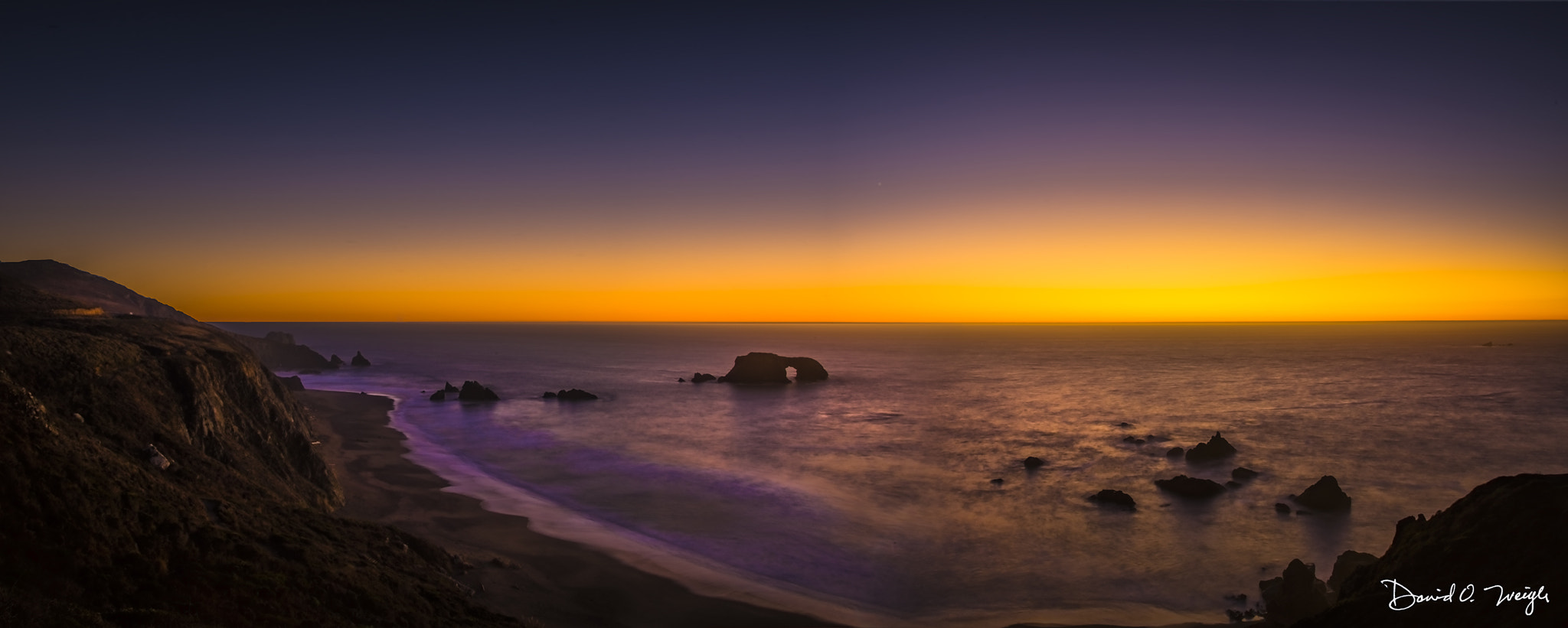 Nikon D810 sample photo. Goat rock pano photography