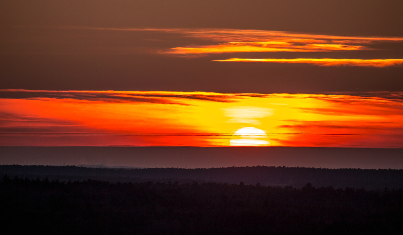 Canon EF-S 55-250mm F4-5.6 IS sample photo. Sonnenuntergang photography