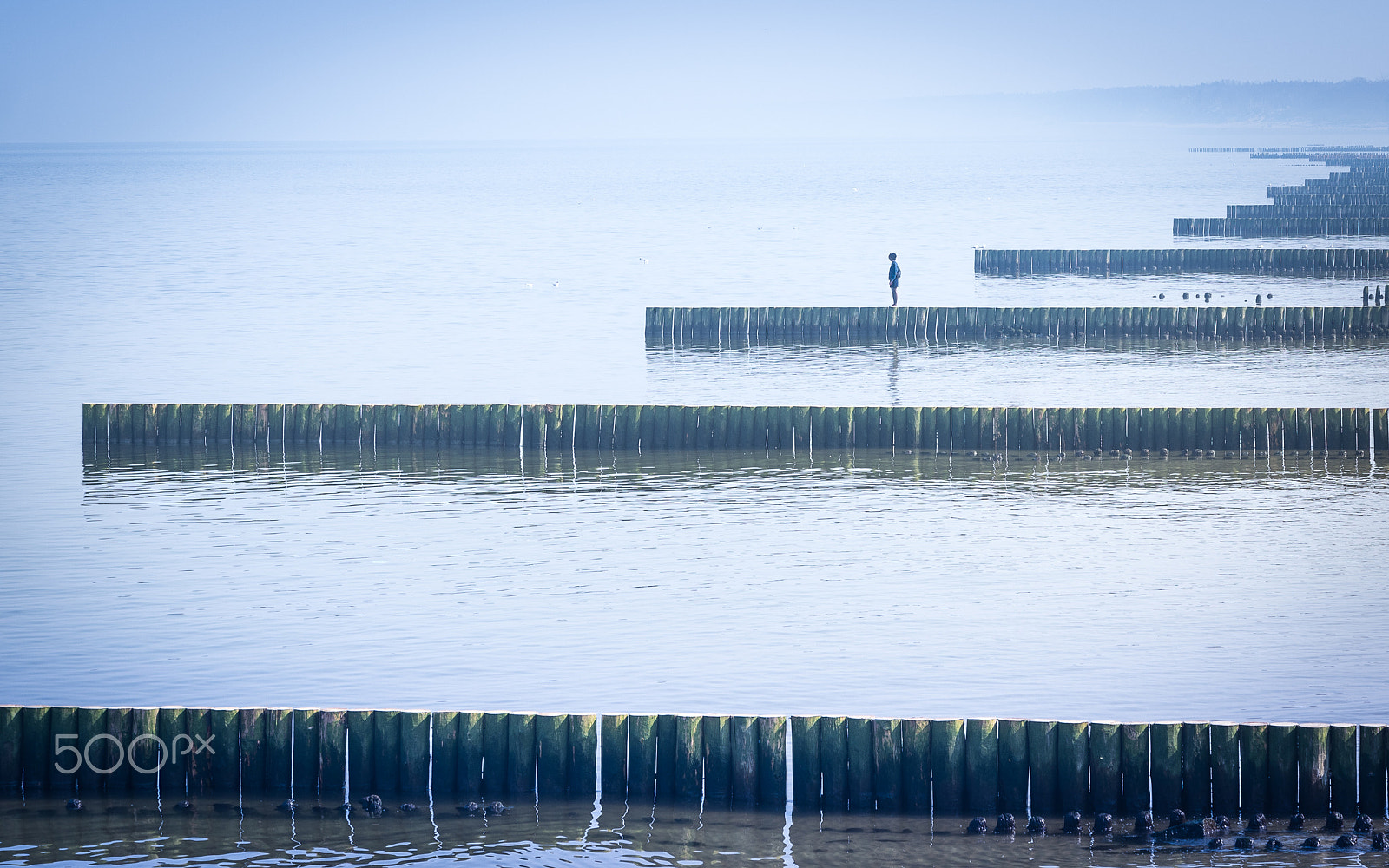 Pentax K-3 II sample photo. Groyne solitude photography