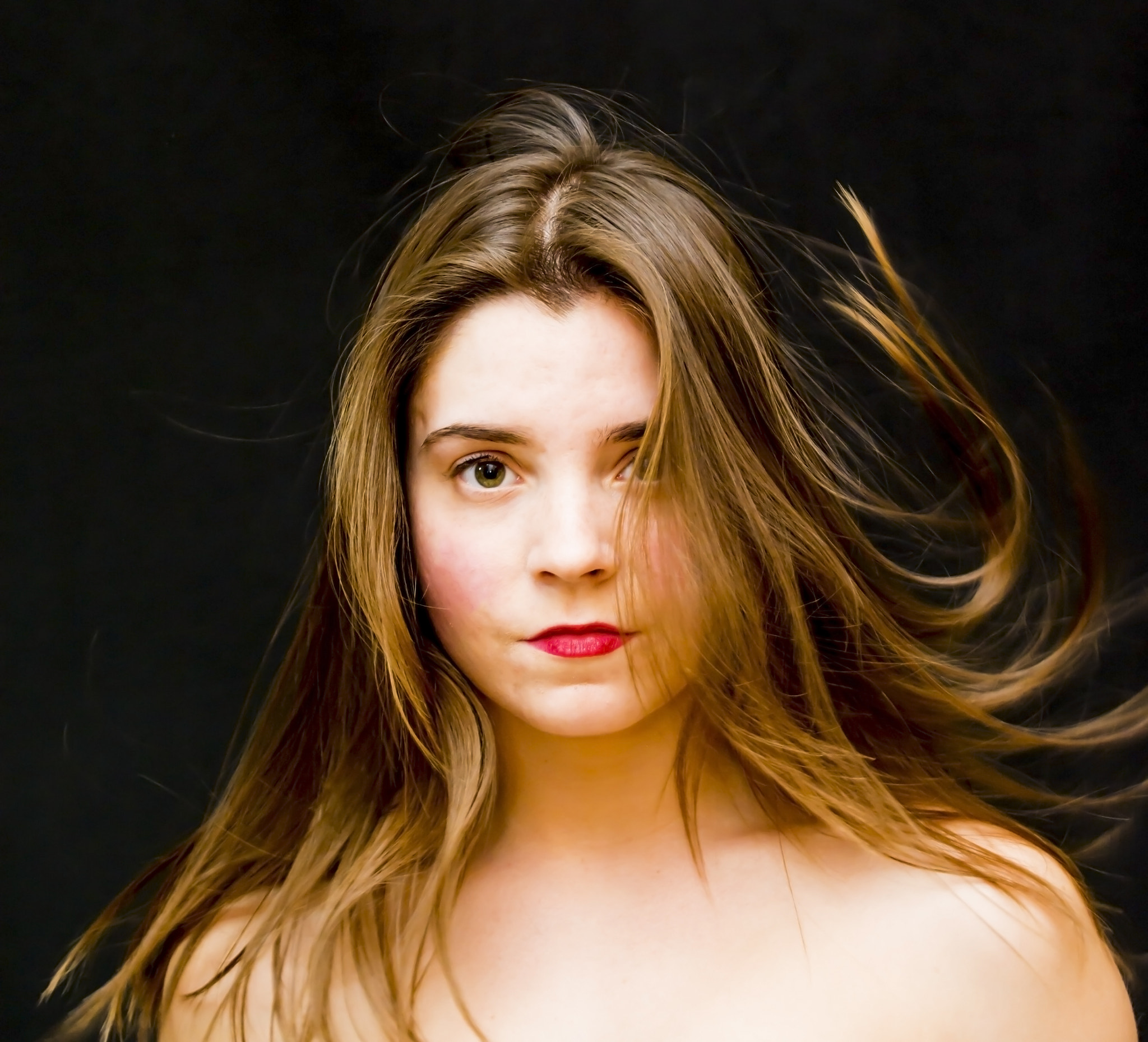 Nikon D7100 sample photo. Portrait of beautiful young woman shaking her hair photography