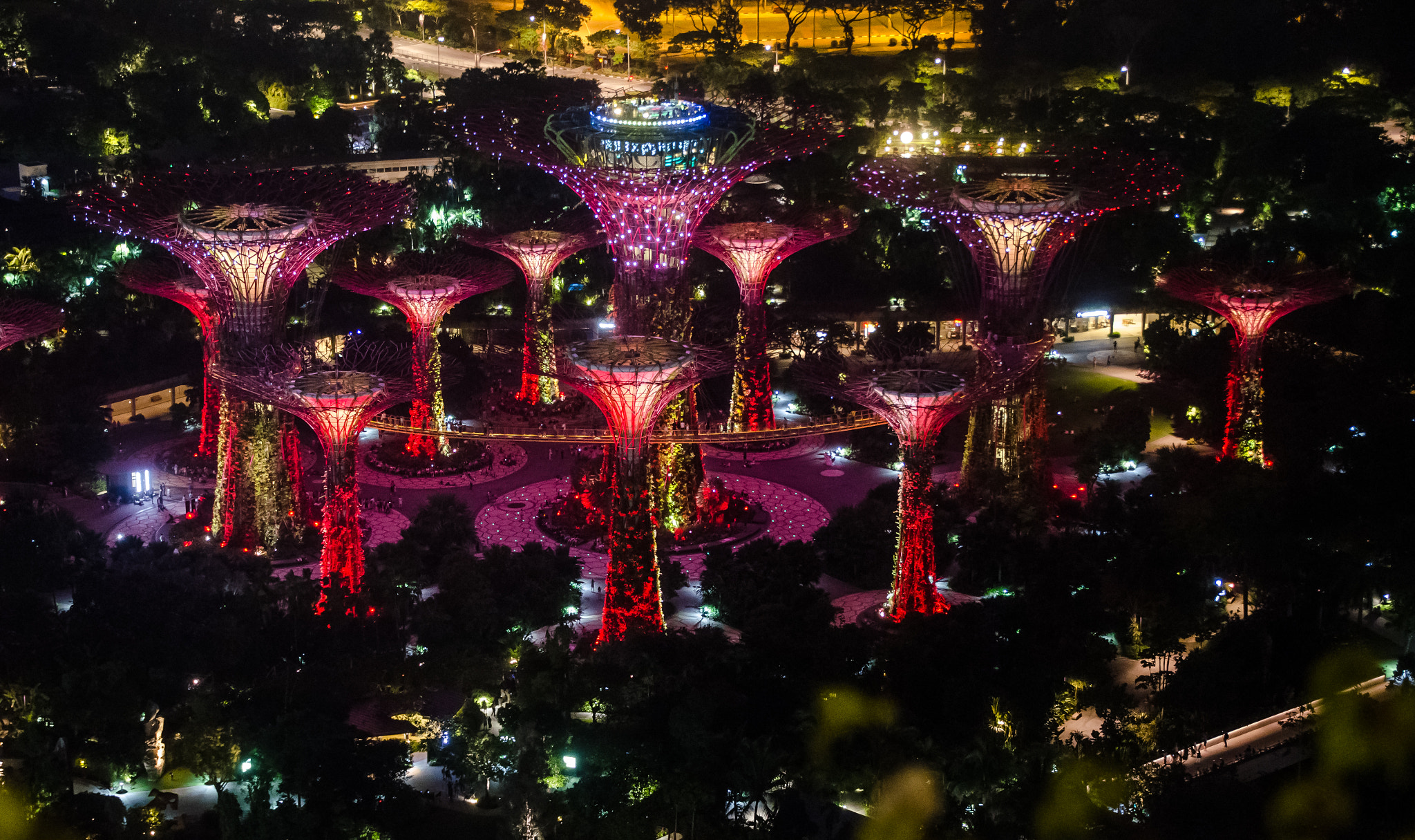 Nikon D7000 sample photo. Light show at gardens by the bay photography