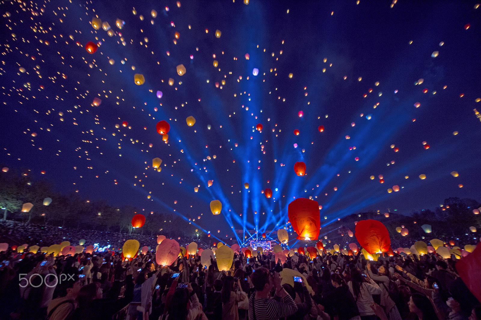 Nikon AF-S Nikkor 14-24mm F2.8G ED sample photo. Lantern festival of korea photography