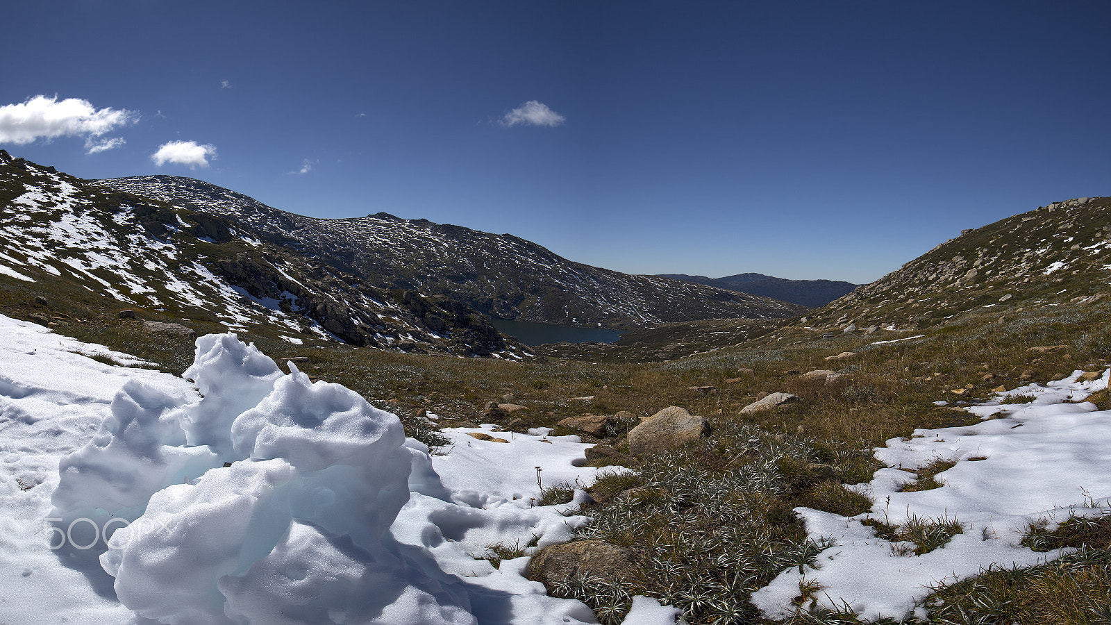 Canon EF 16-35mm F4L IS USM sample photo. Blue lake panorama photography