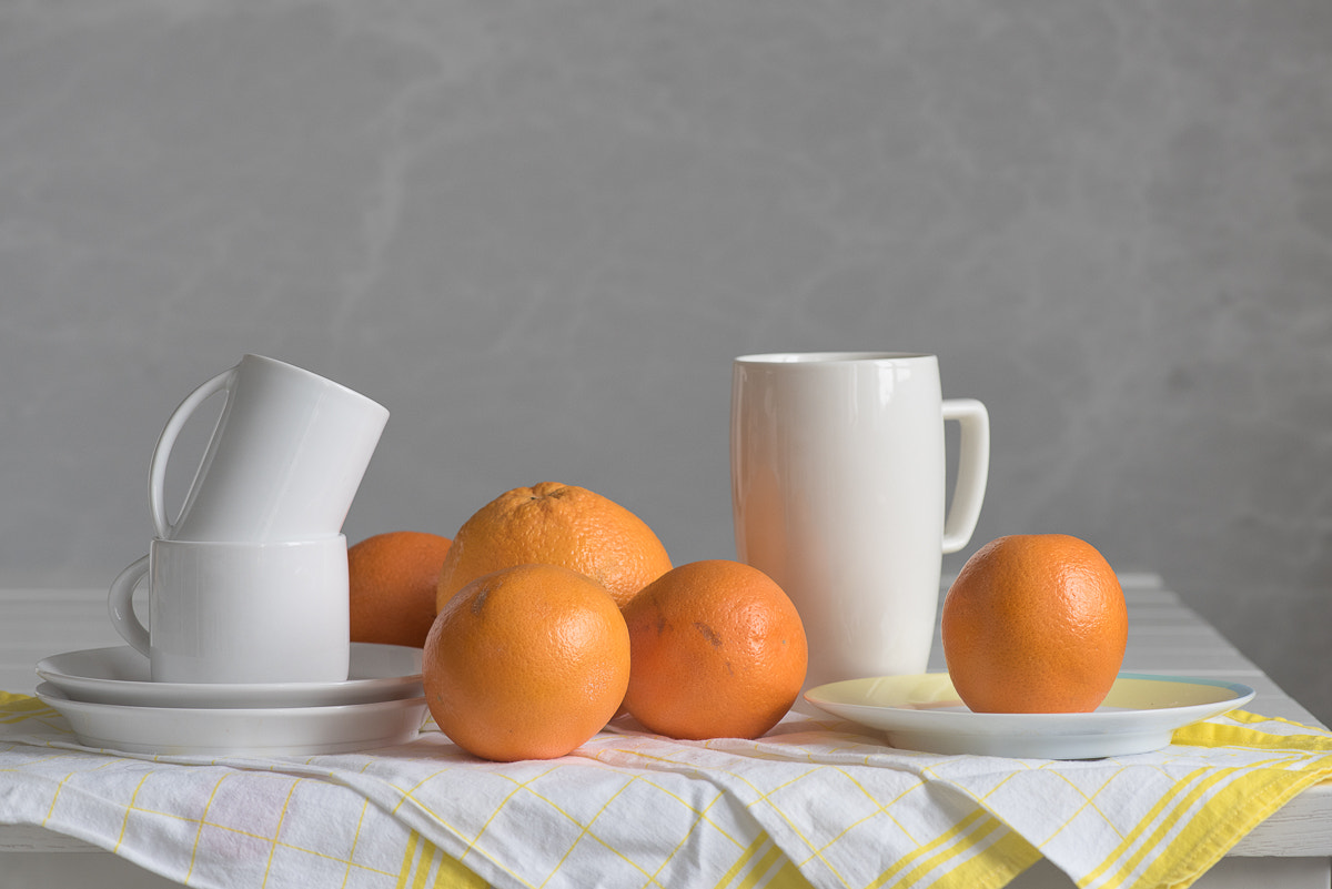 Nikon D810 sample photo. Morning with oranges photography