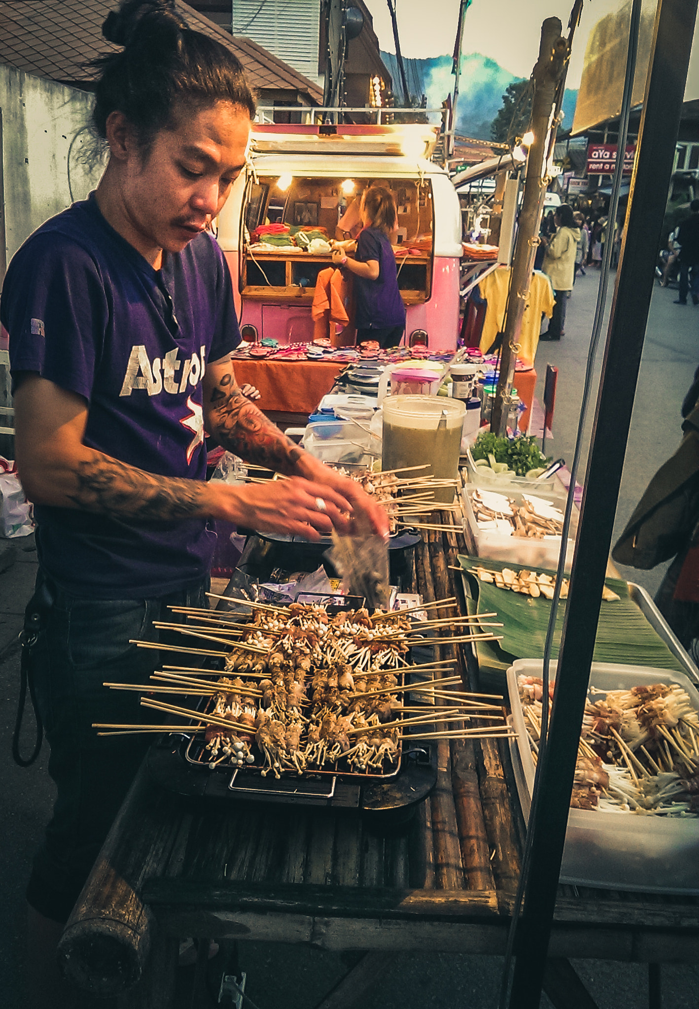 HTC ONE GOOGLE PLAY EDITION sample photo. Thai street foods photography