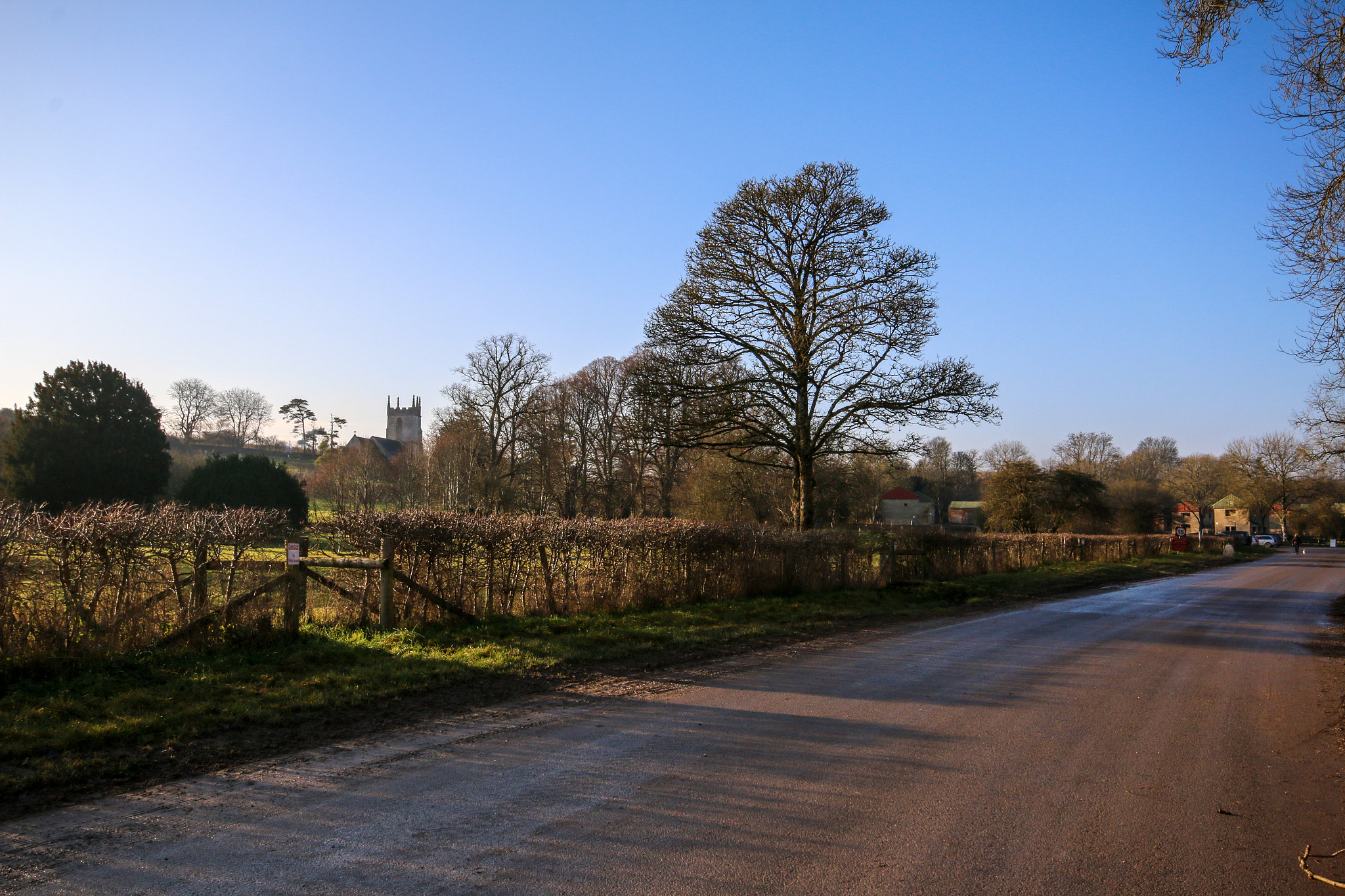 Canon EOS 70D sample photo. Looking along imber high street photography