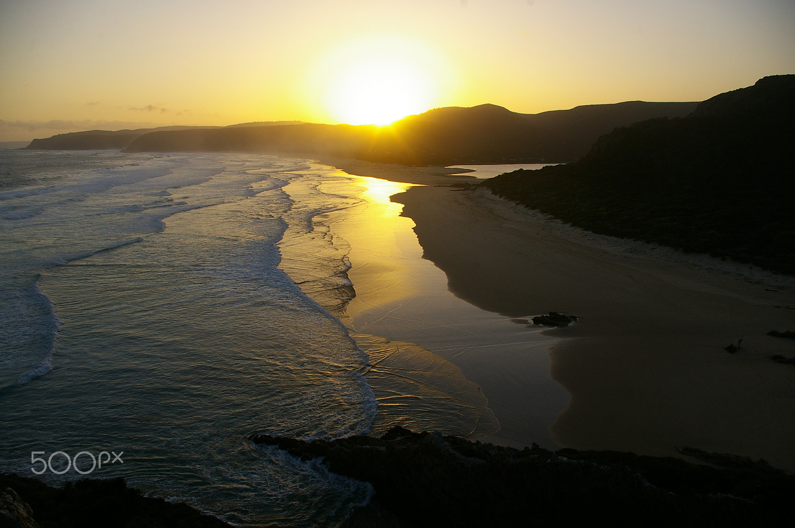 Pentax *ist DL2 sample photo. Beach sunset photography