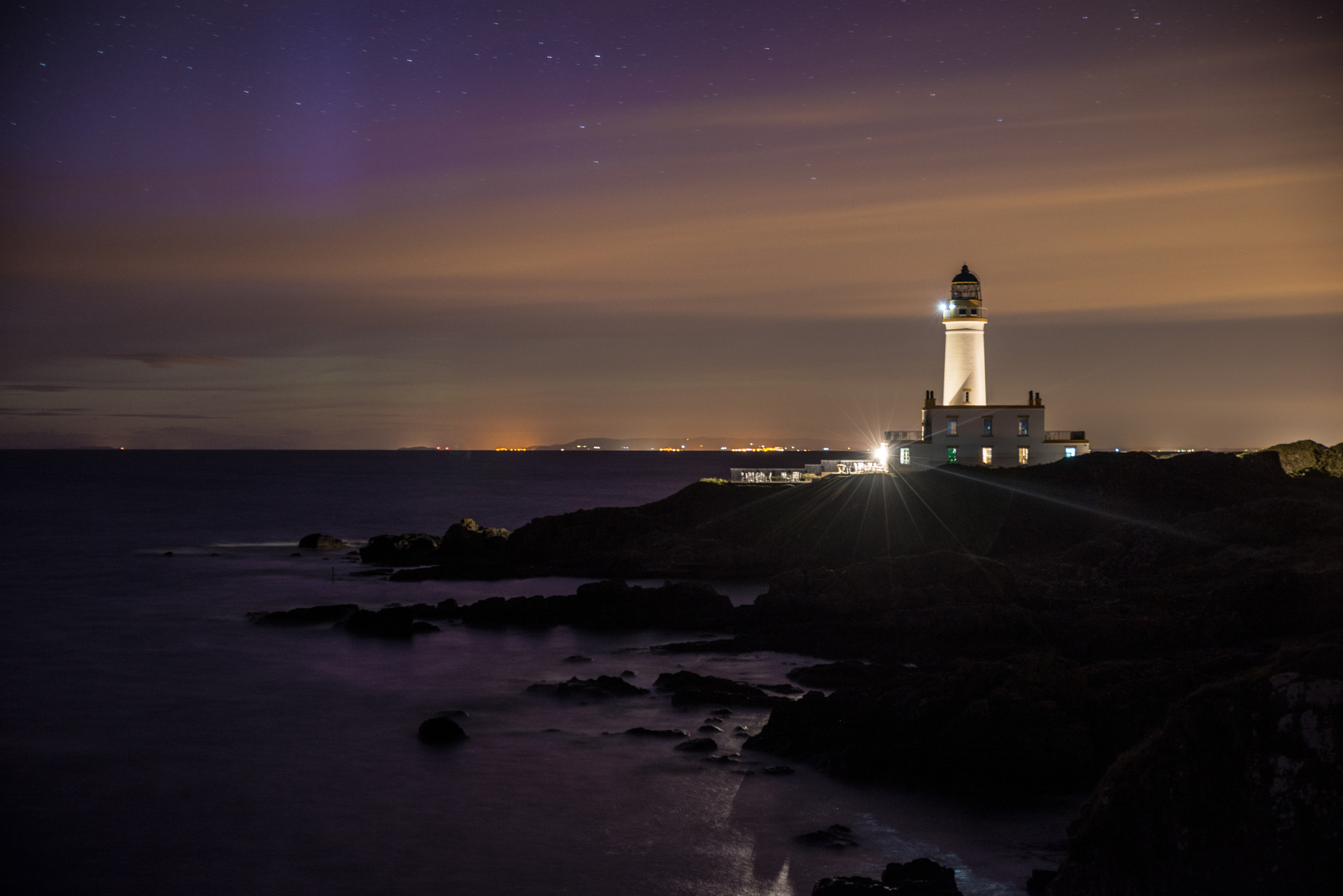 Nikon D810 sample photo. Turnberry aurora photography