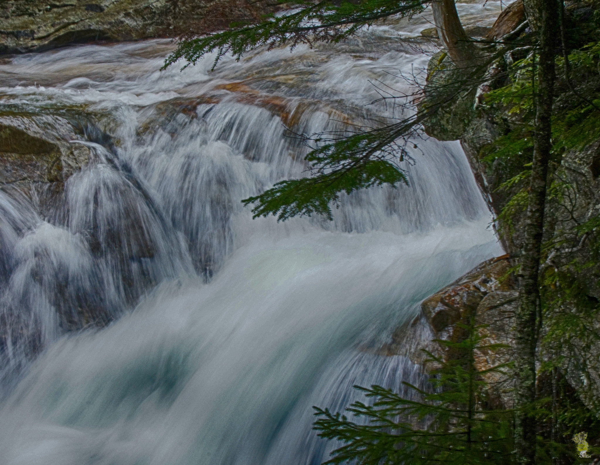 Sony E 55-210mm F4.5-6.3 OSS sample photo. White mountain falls photography