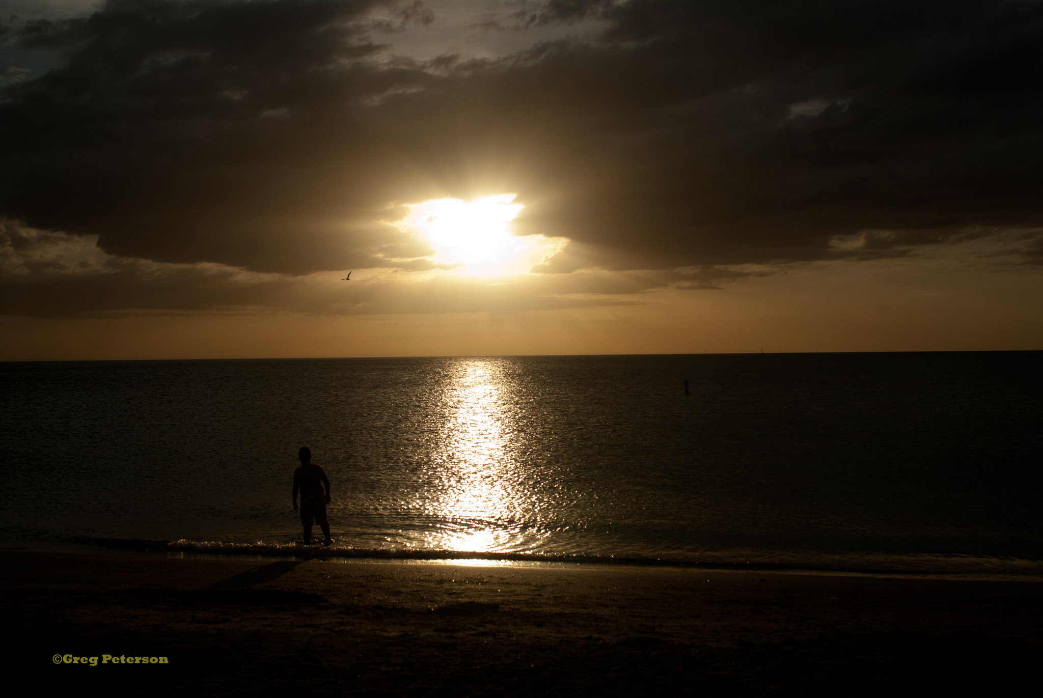 Nikon D200 sample photo. Sunset at sand key park photography