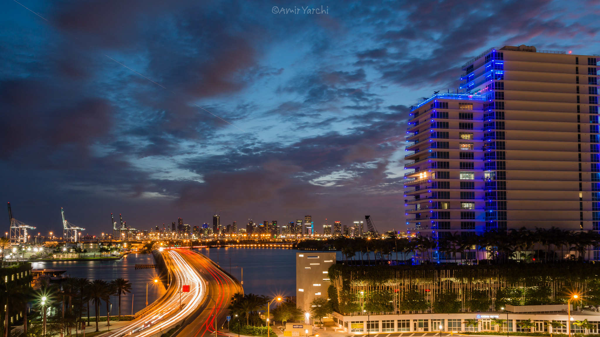 Canon EOS 70D sample photo. Evening in miami photography