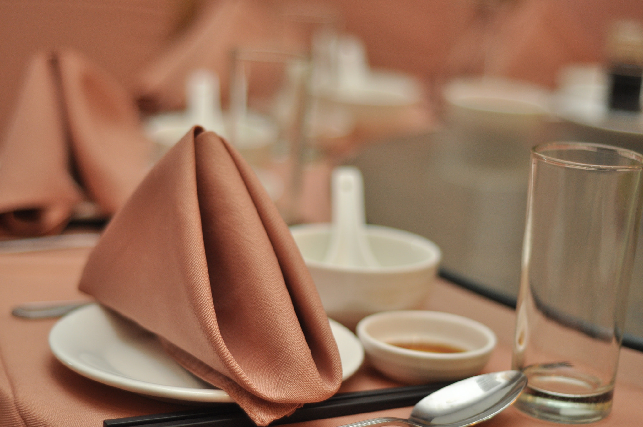 Nikon D90 sample photo. Napkin photography