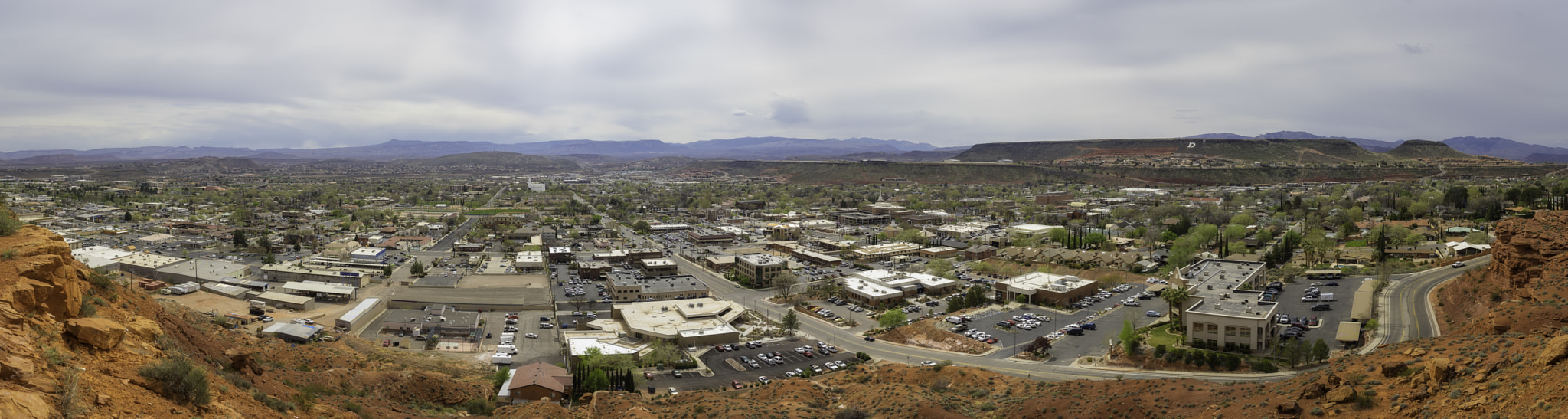 Sony a7R + Sony Vario Tessar T* FE 24-70mm F4 ZA OSS sample photo. St. george, utah, a panorama photography