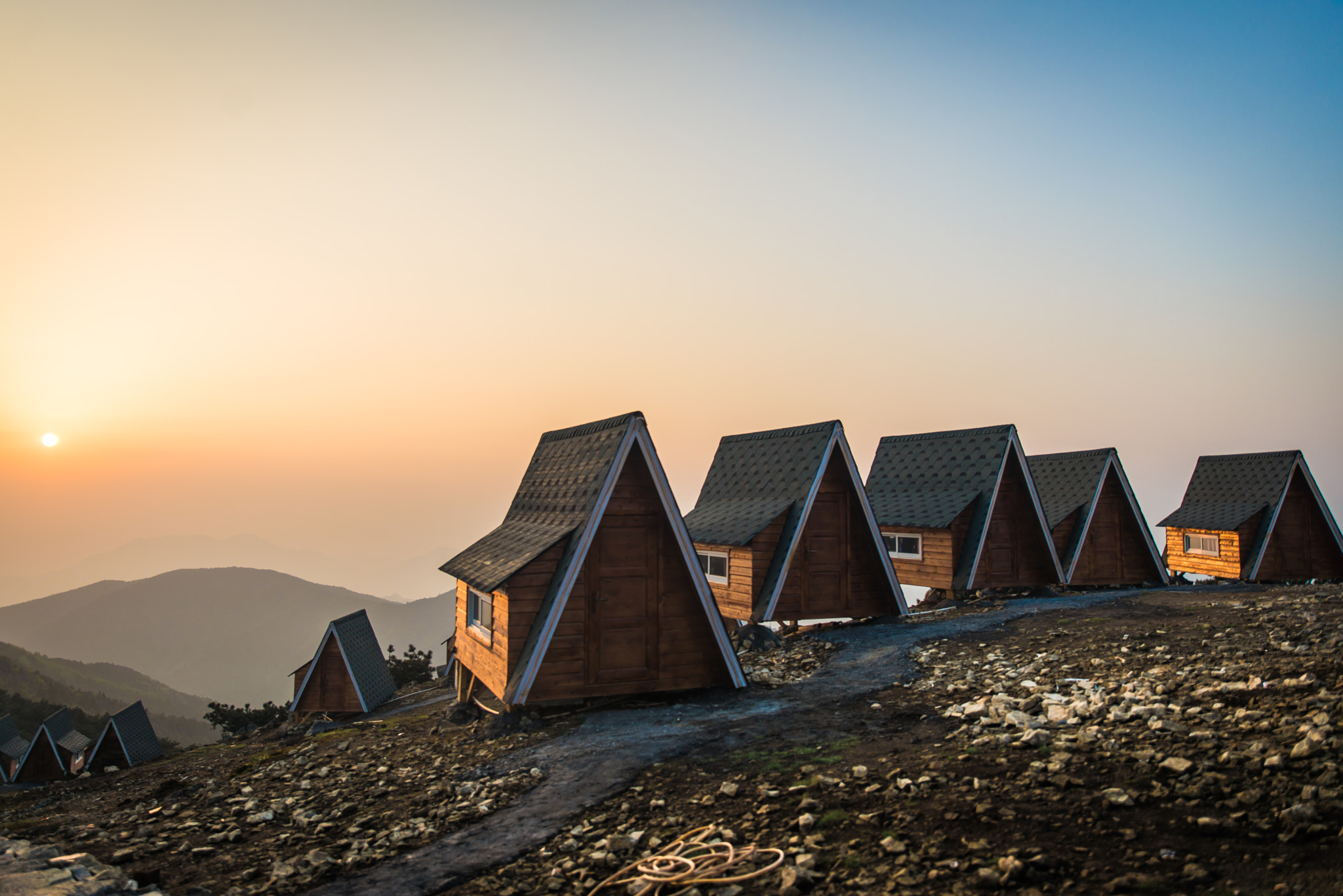 Tamron SP 24-70mm F2.8 Di VC USD sample photo. Wooden houses photography