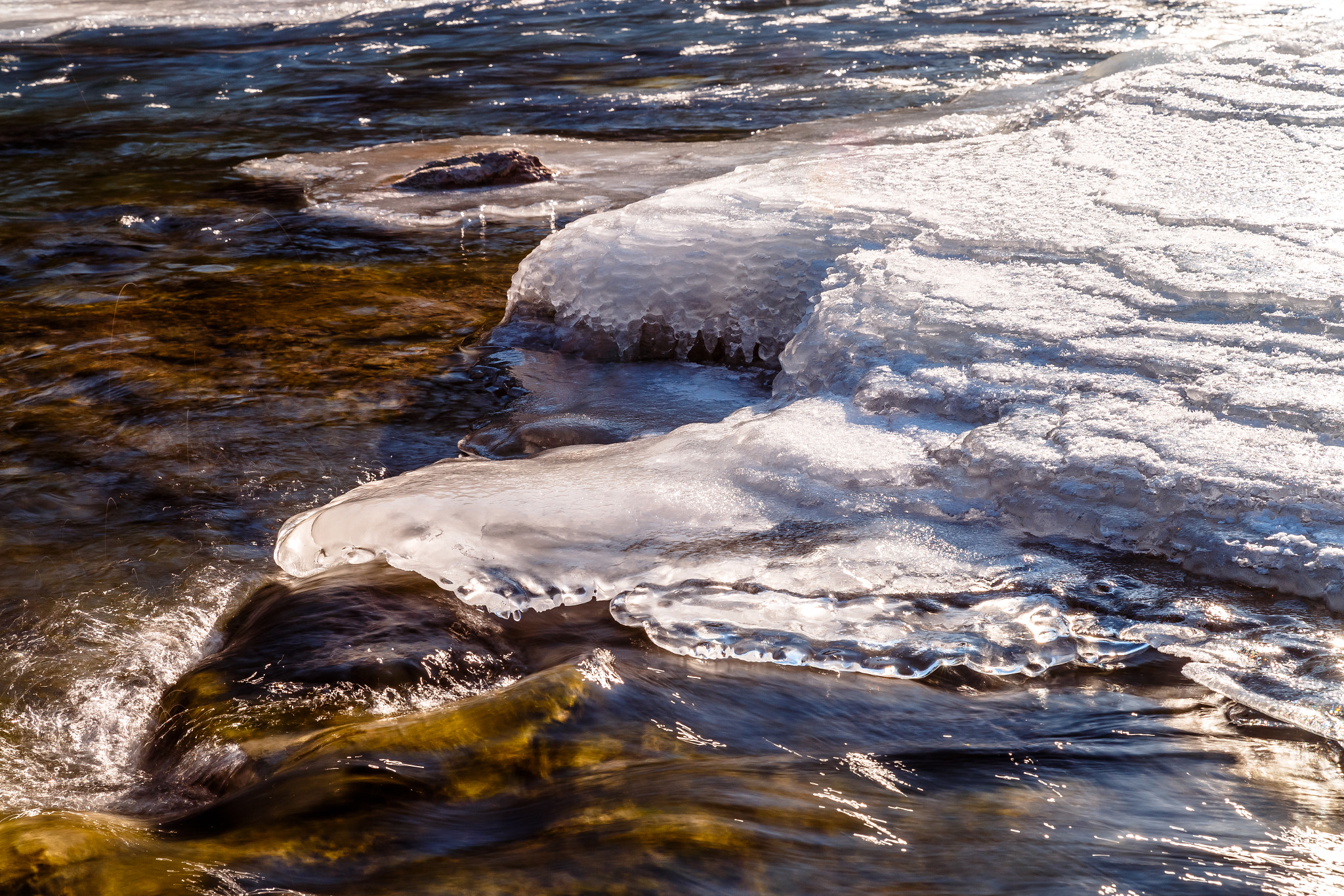 Canon EOS 6D sample photo. Frozen river photography