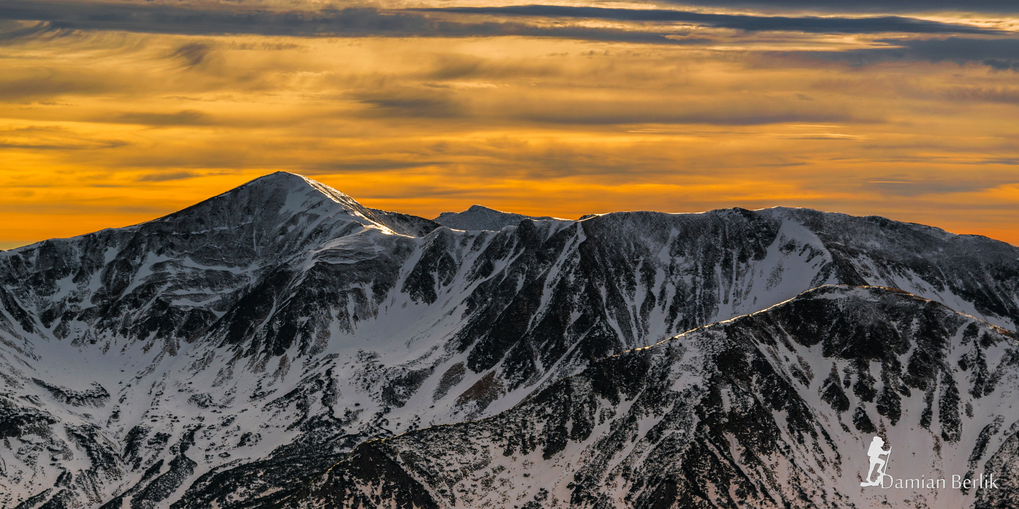 Nikon D5300 sample photo. Winter sunset on kasprowy wierch photography