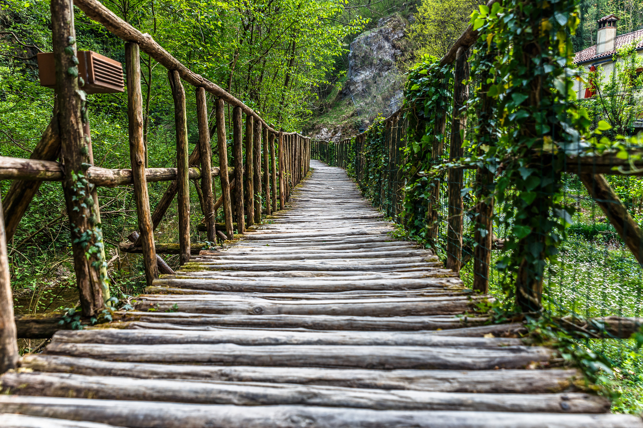 Canon EOS 6D + Sigma 24-70mm F2.8 EX DG Macro sample photo. Walkway at the "grotte del caglieron" photography