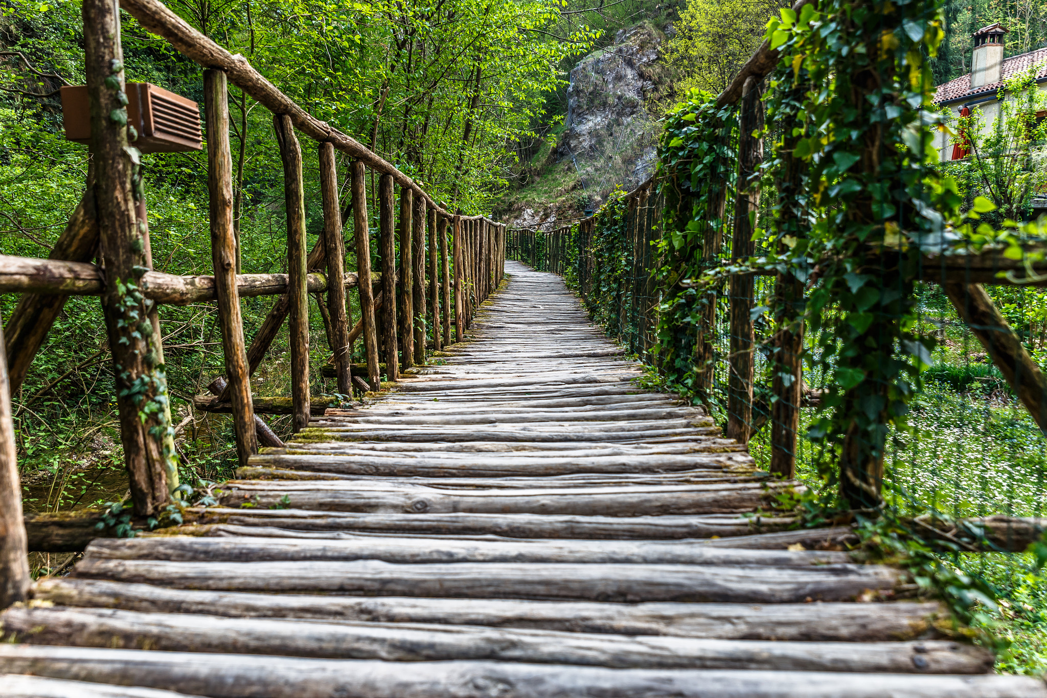 Canon EOS 6D sample photo. Walkway at the "grotte del caglieron" photography