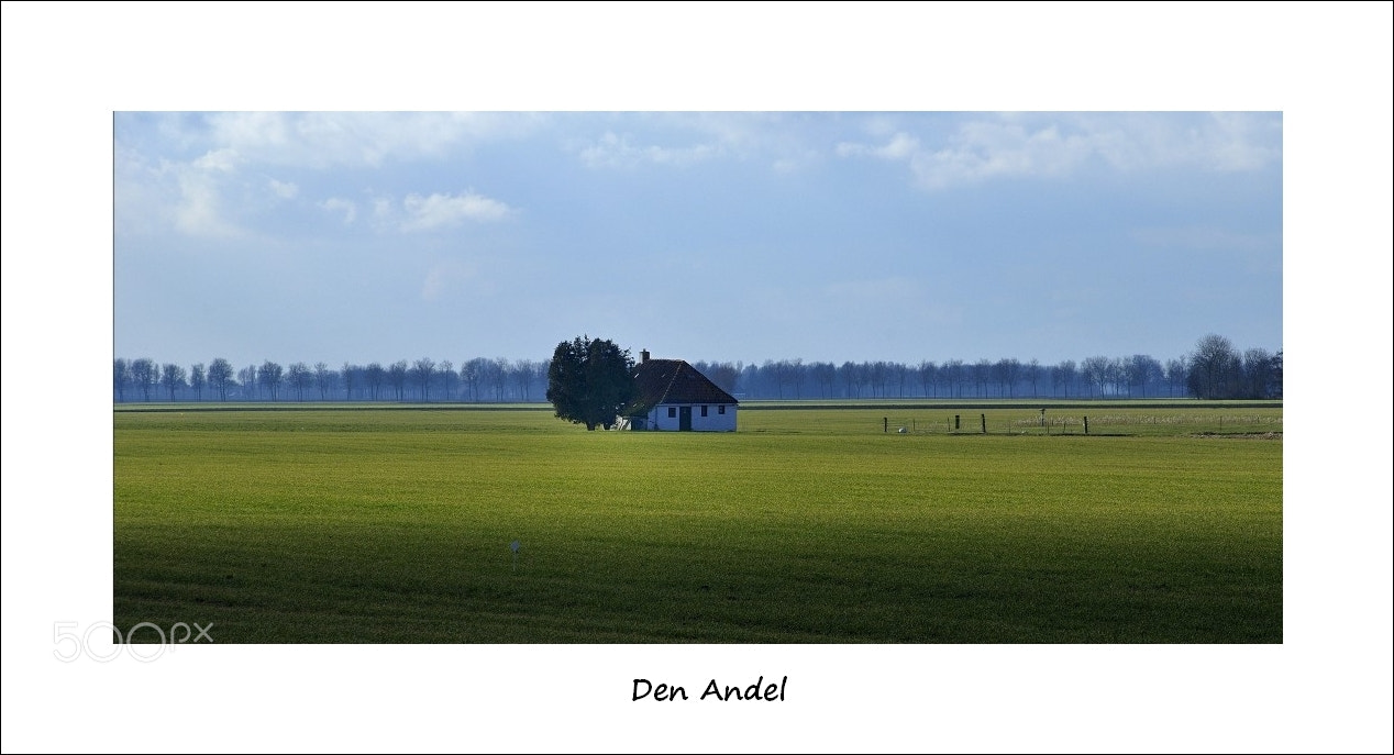 Nikon D90 + Tamron 18-270mm F3.5-6.3 Di II VC PZD sample photo. Lonely house at den andel - groningen photography