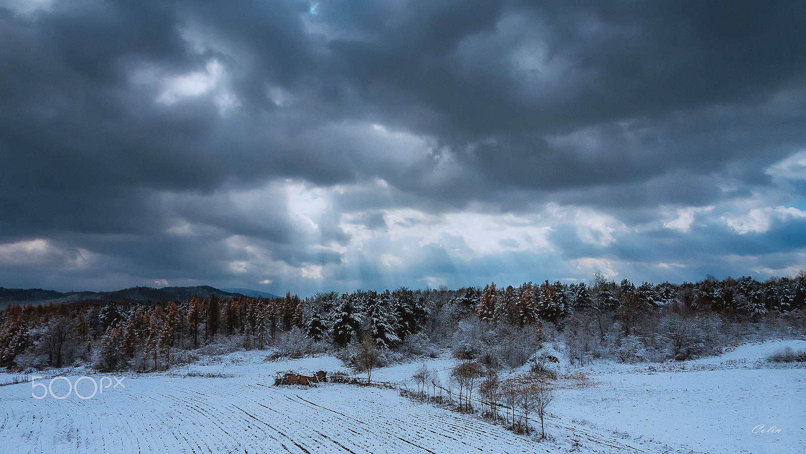 Olympus OM-D E-M5 sample photo. After snow photography