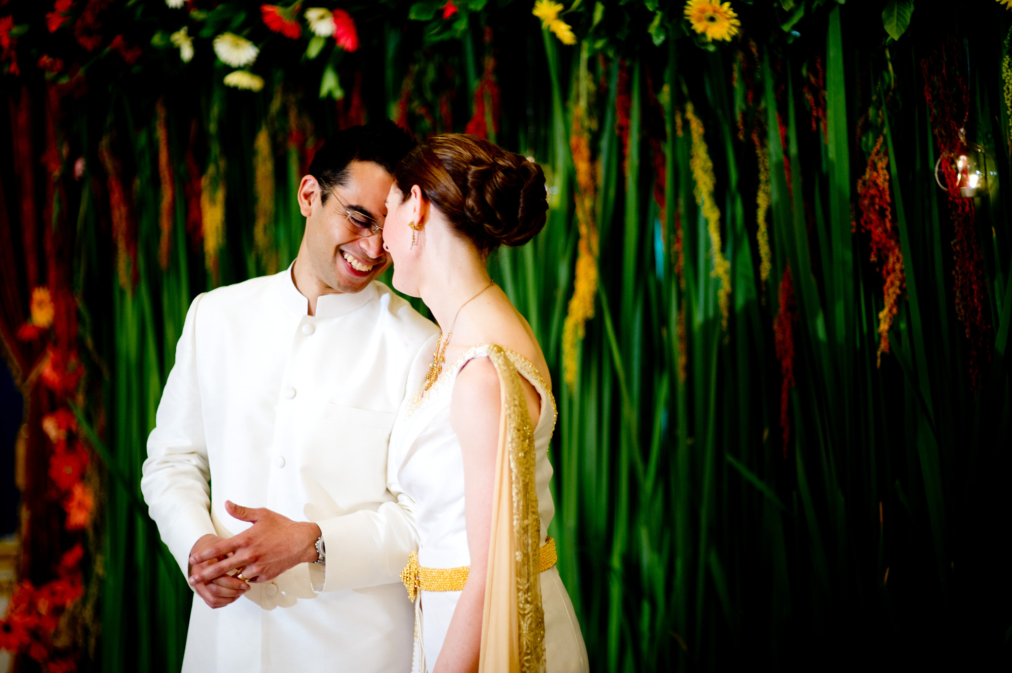 Nikon D3S + Sigma 85mm F1.4 EX DG HSM sample photo. Bangkok wedding photography photography