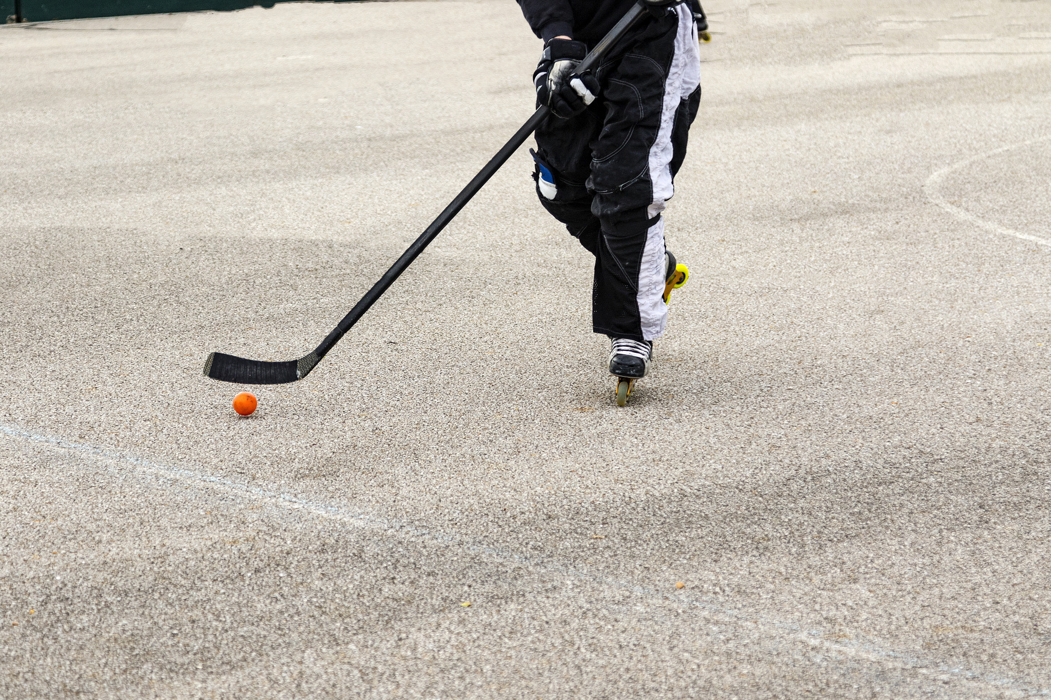 Canon EF 24-105mm F4L IS USM sample photo. Stick handling the puck to clear the zone photography