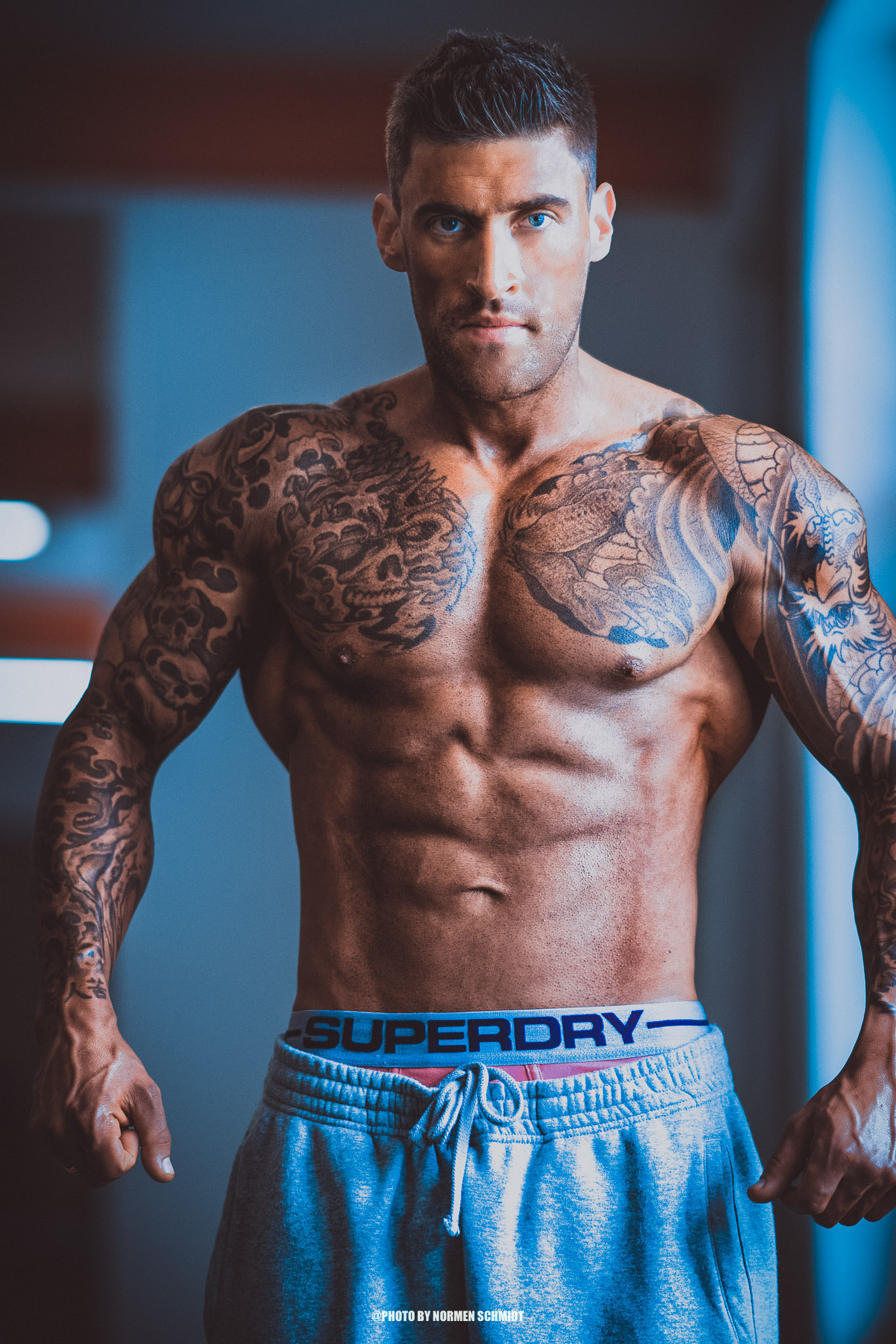 Sony a7R II + Sony FE 85mm F1.4 GM sample photo. Physique athlete matze photography